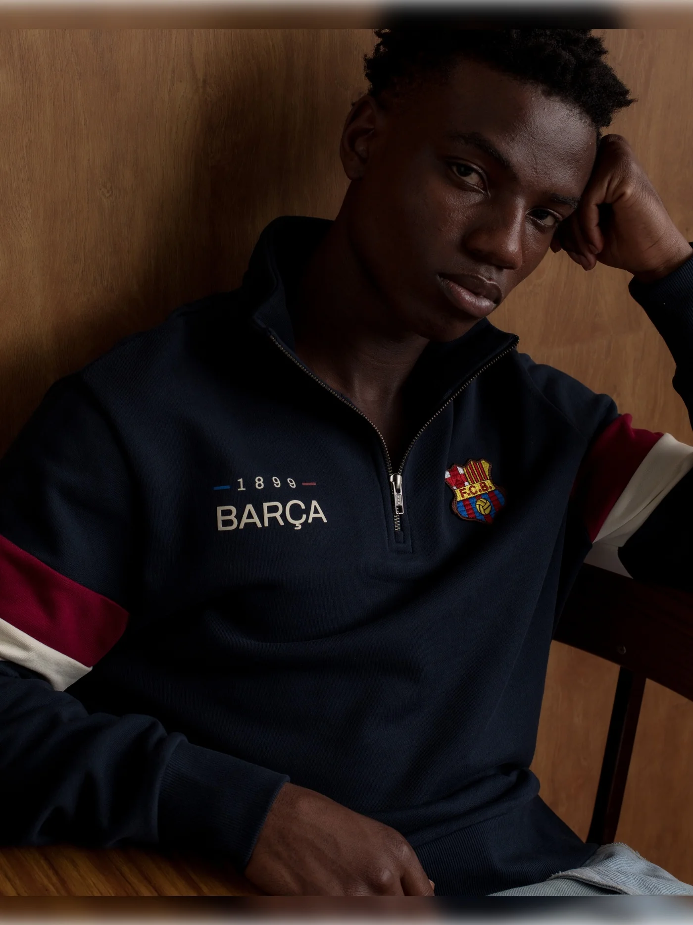 Sweatshirt Retro Navy 1899 - FC Barcelona - Image 4