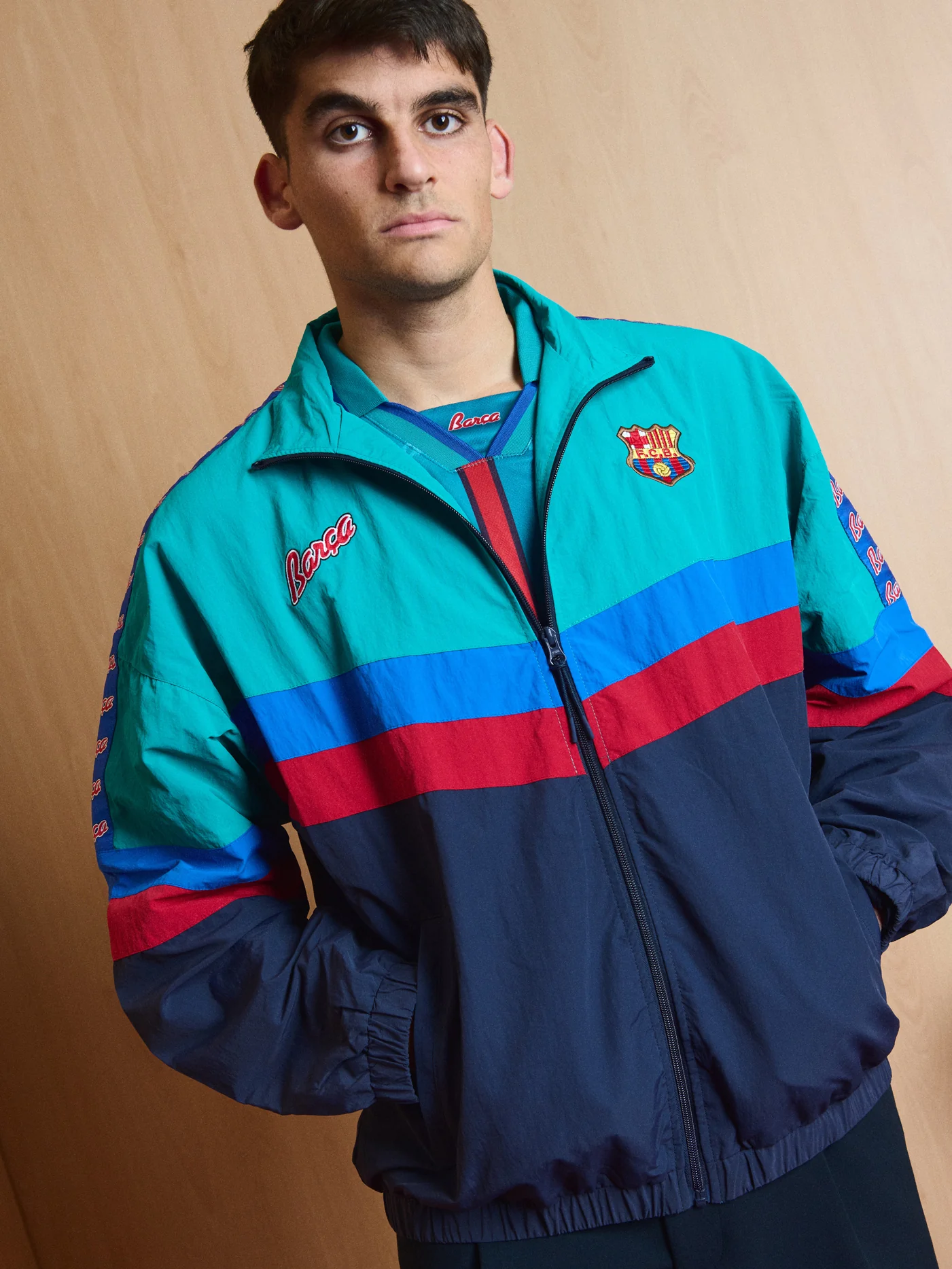 FC Barcelona retro jacket - Image 3