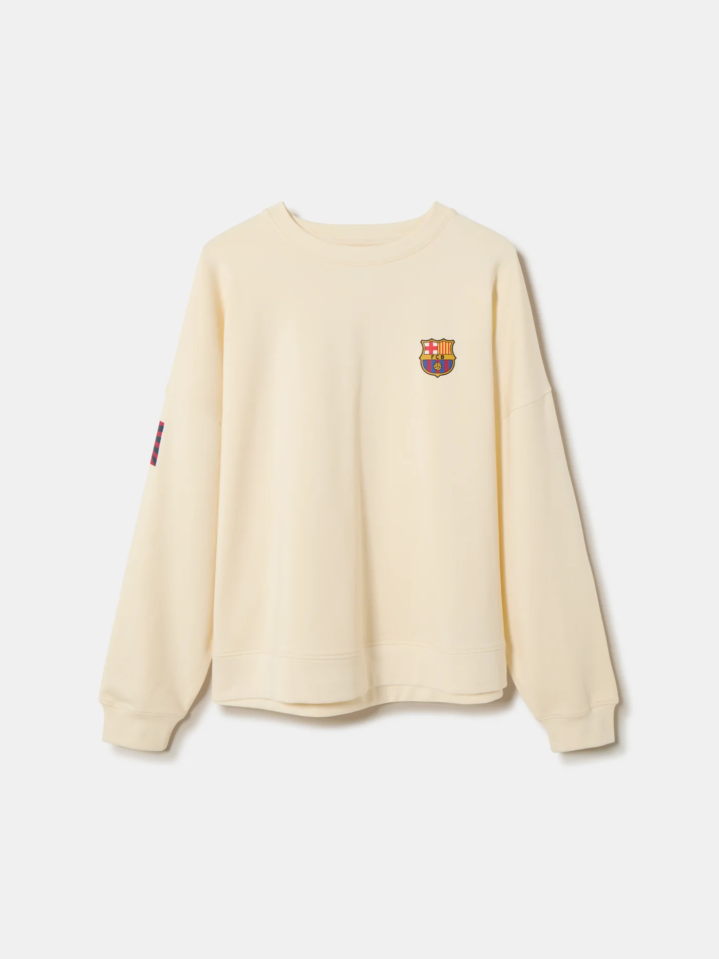 Sweatshirt beige Barça  - Woman - Image 5
