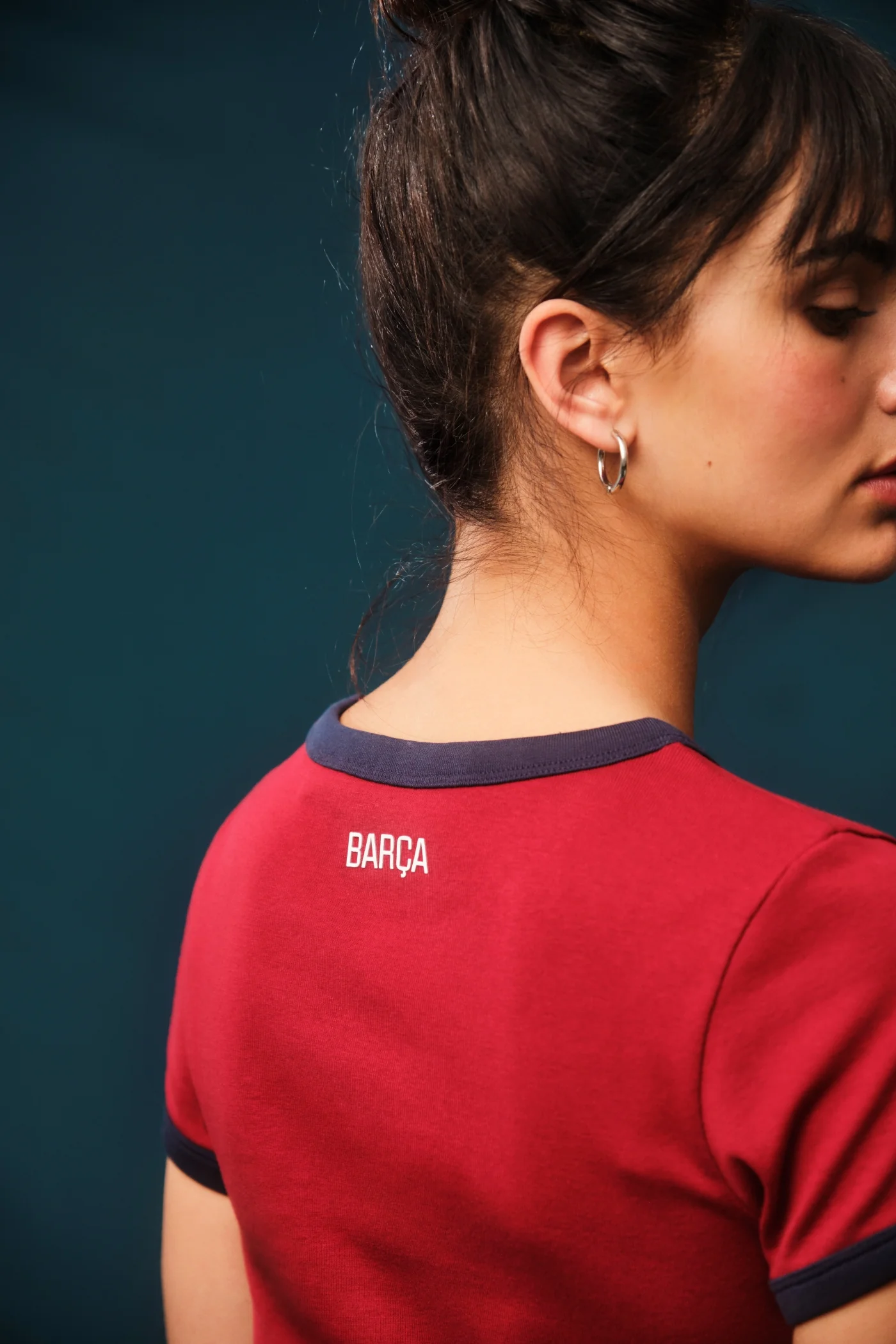 T-shirt red Barça - Woman - Image 3