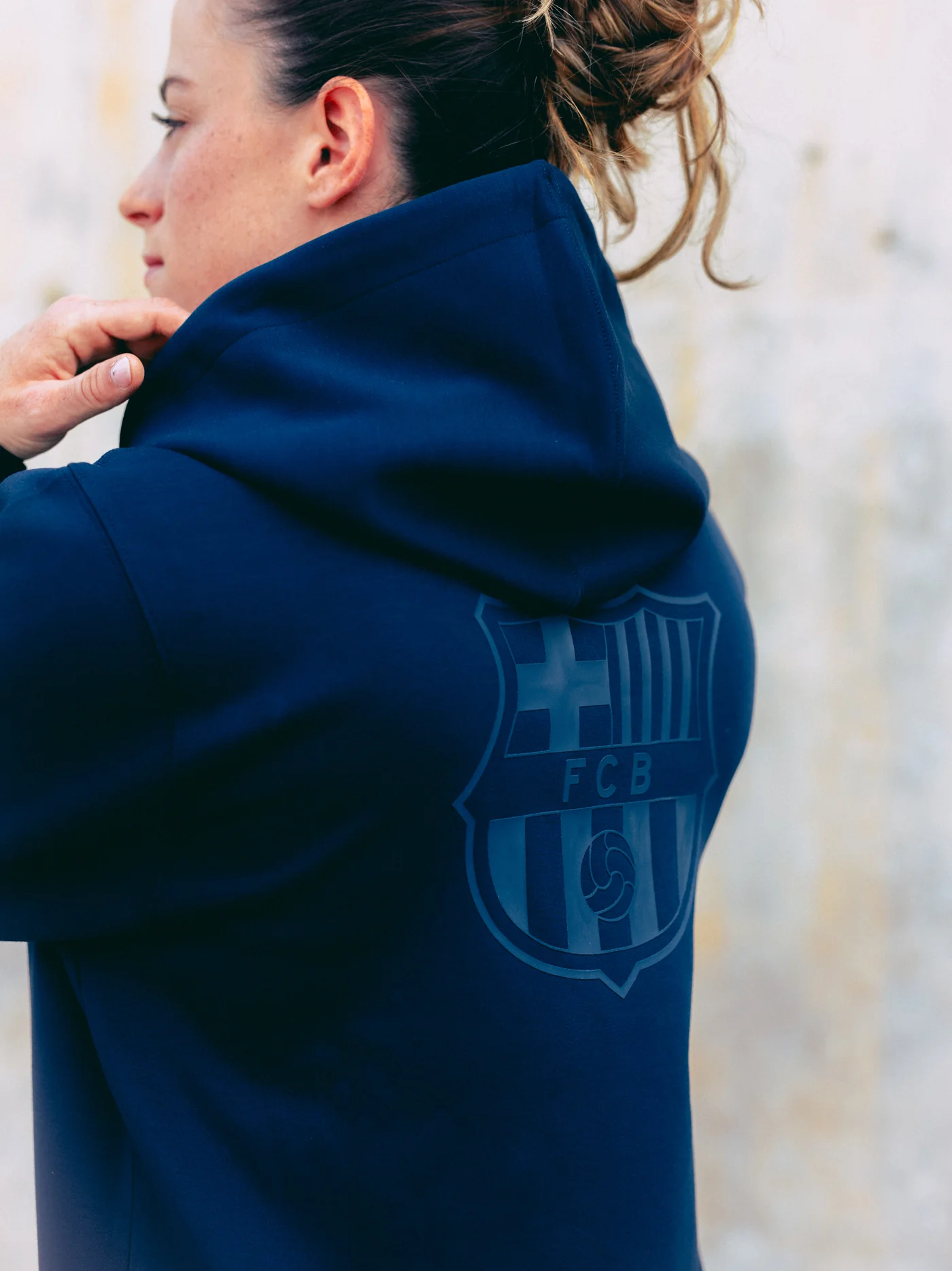 Hoodie Atemporal Navy Barça - Image 6