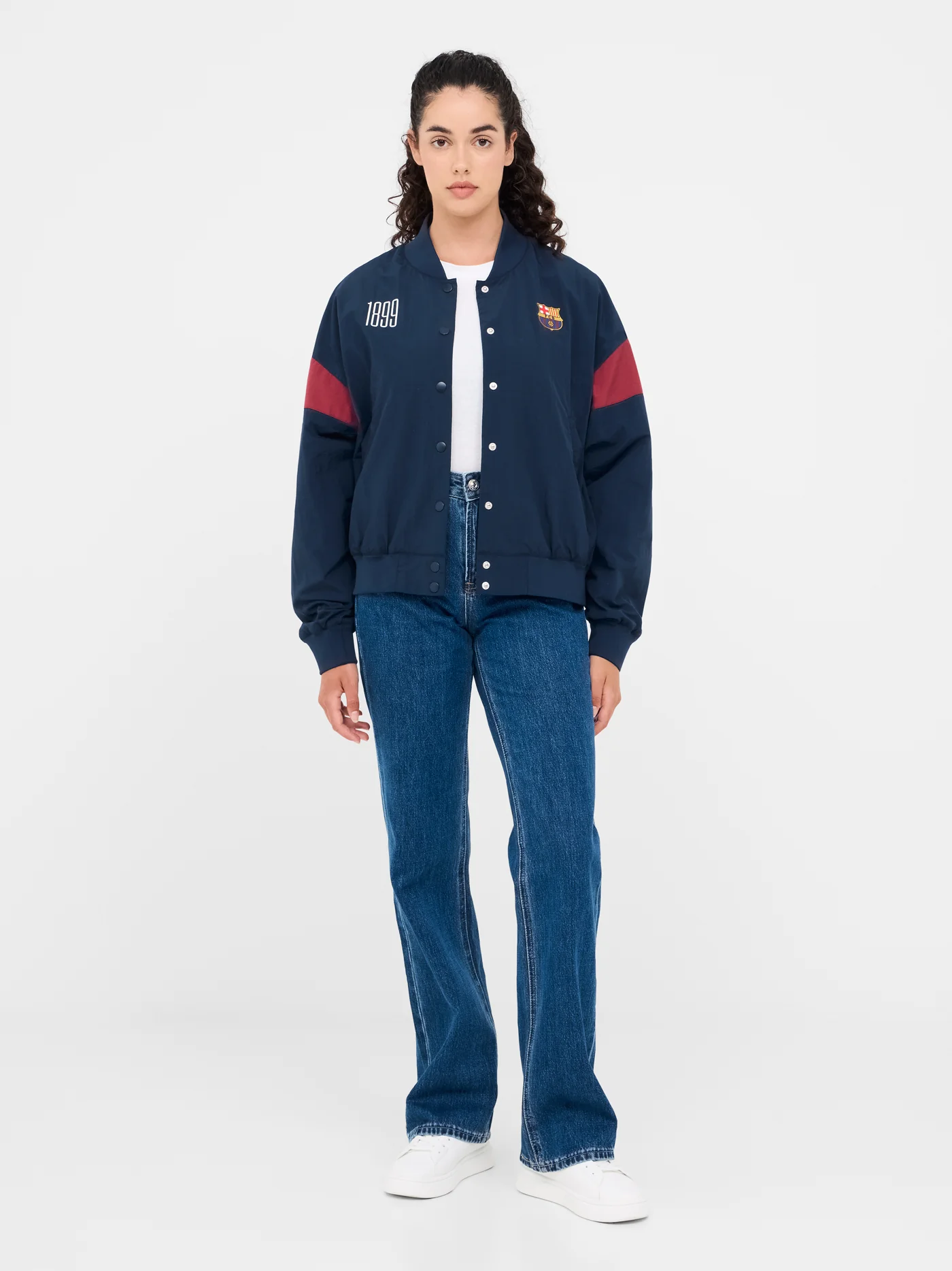 Jacket navy blue 1899 Barça - Women - Image 4