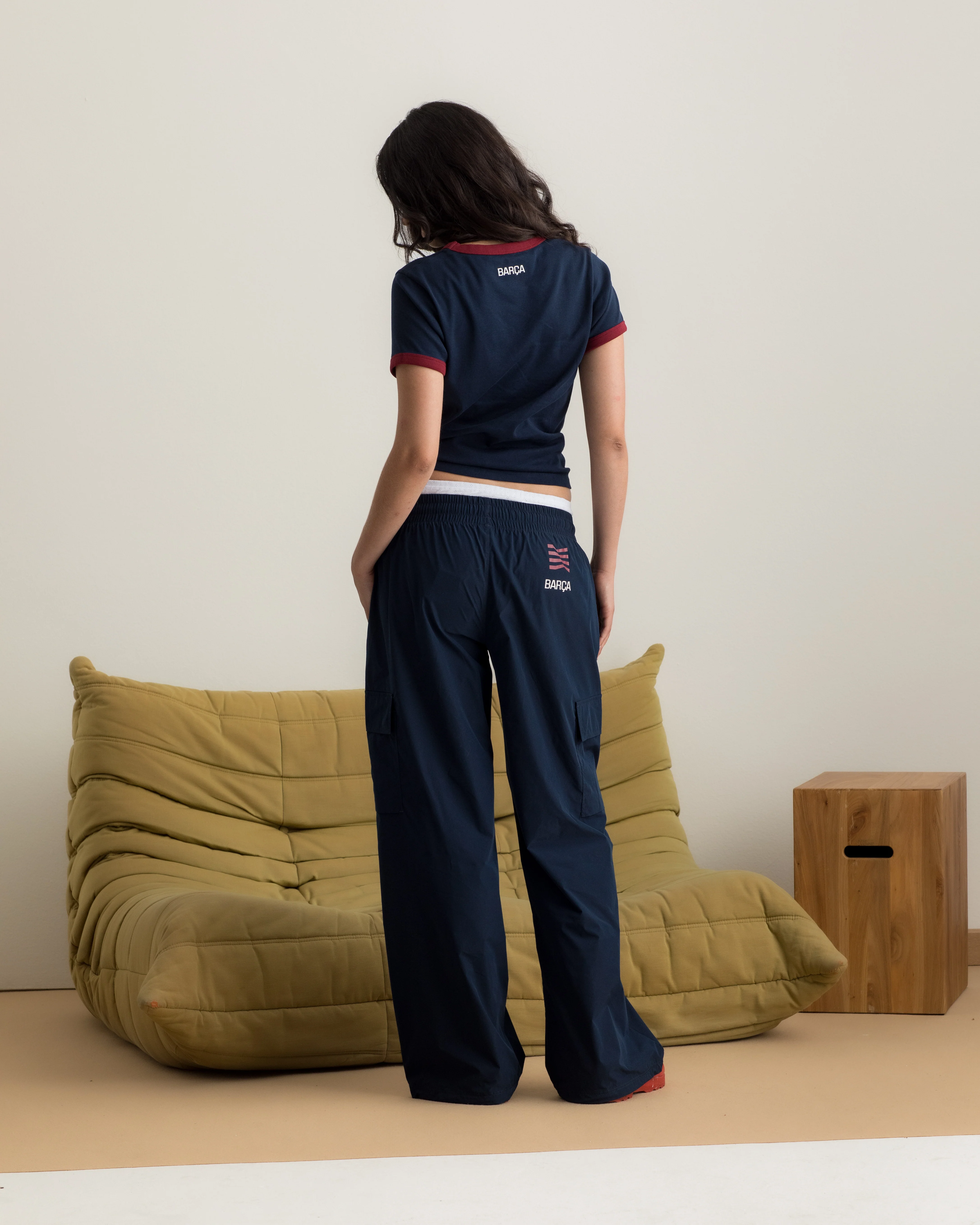 Pant Atemporal Navy Wide - Women - Image 2