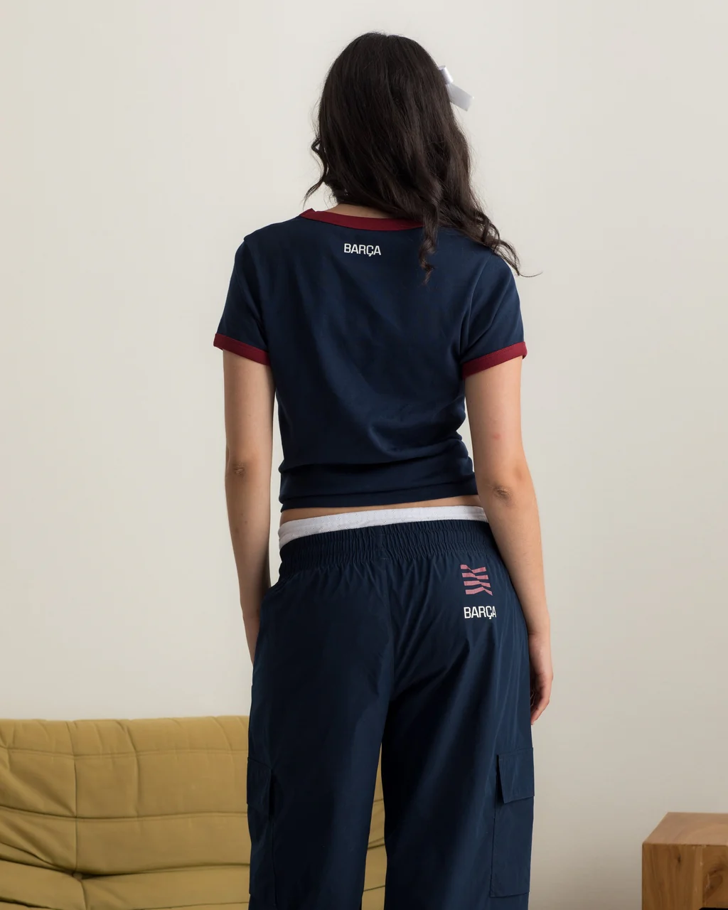 Pant Atemporal Navy Wide - Women - Image 4