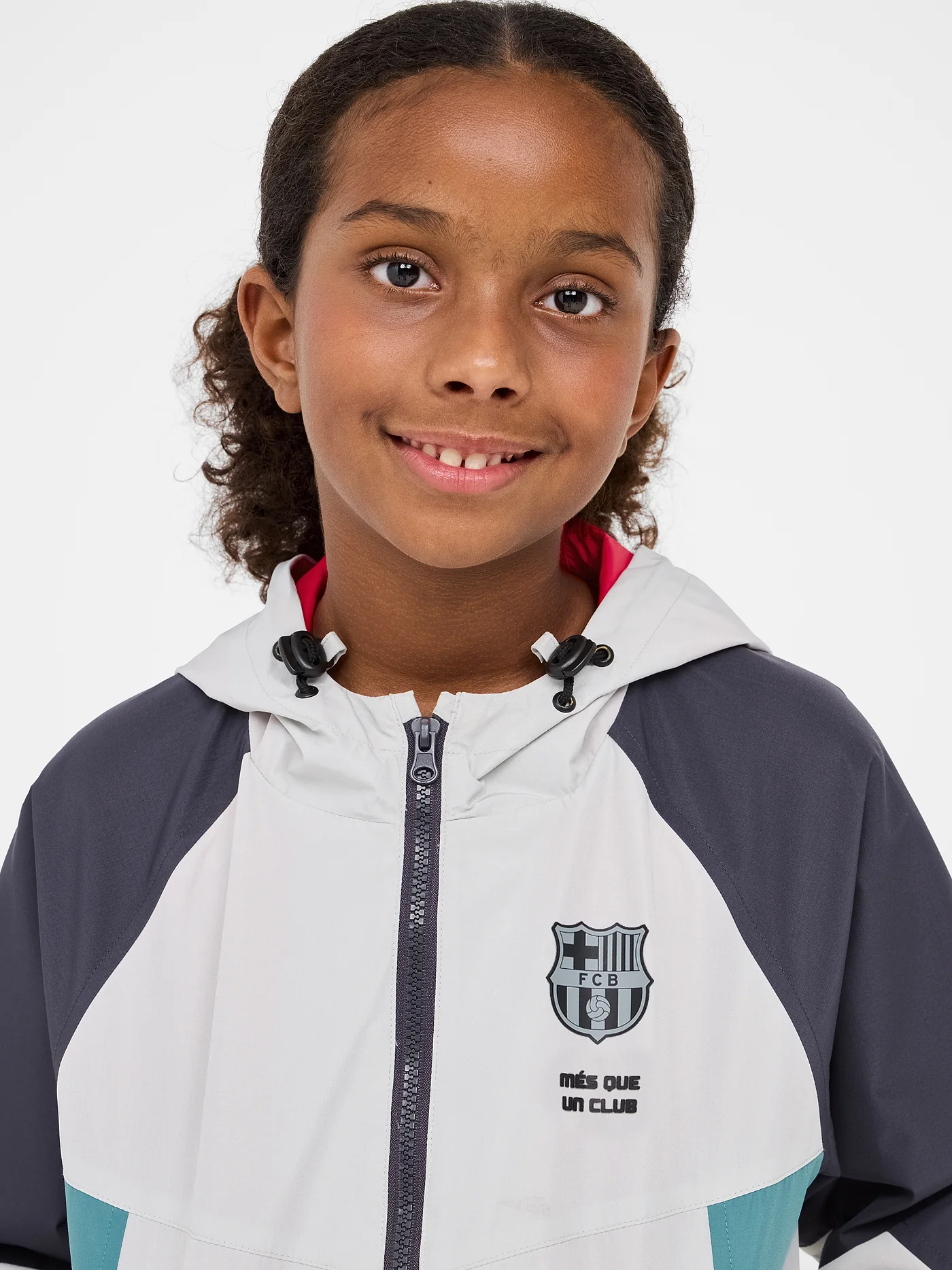 Barça lightweight hooded jacket – Junior - Image 2