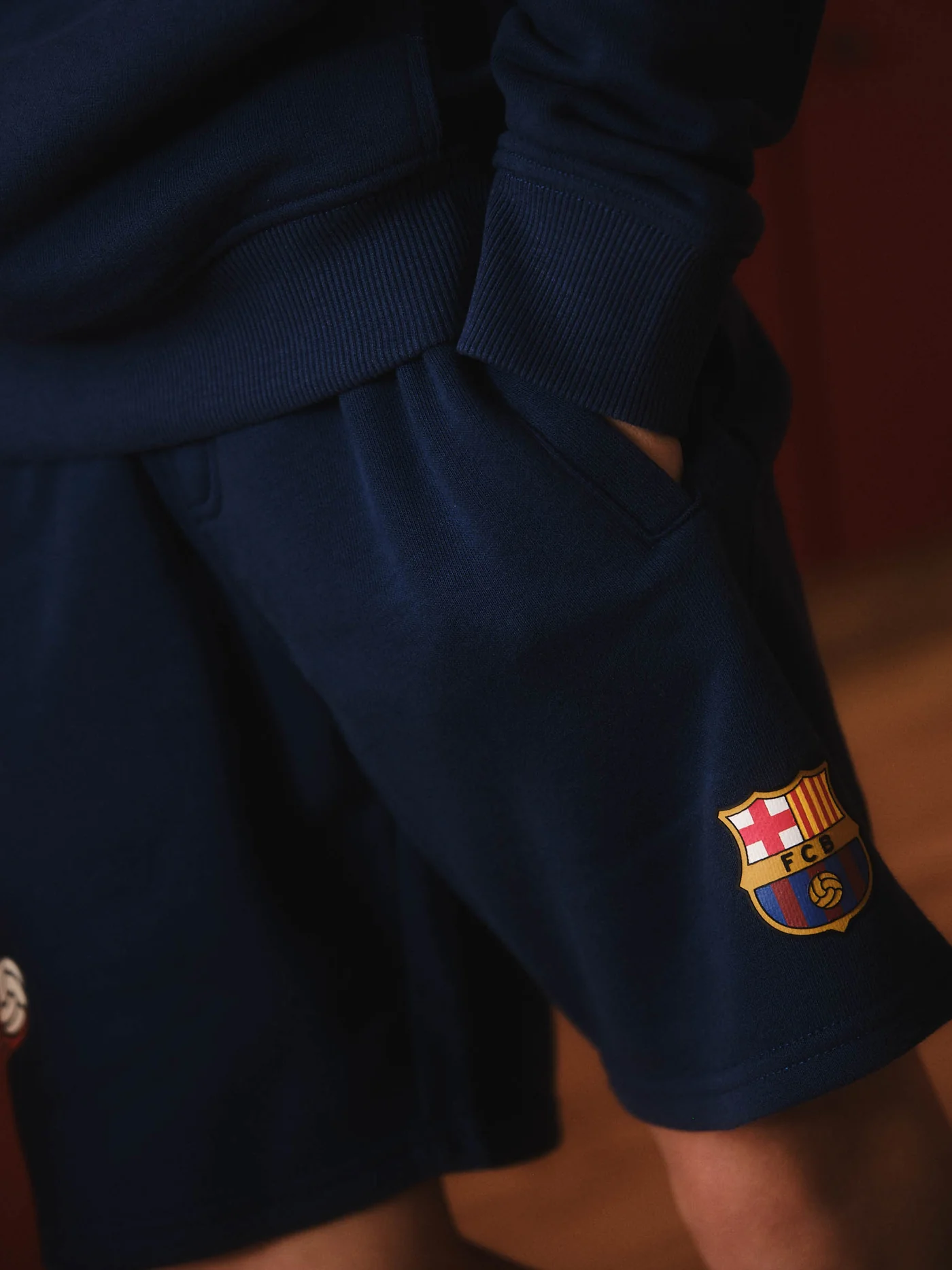 Blue short Barça - Junior - Image 3