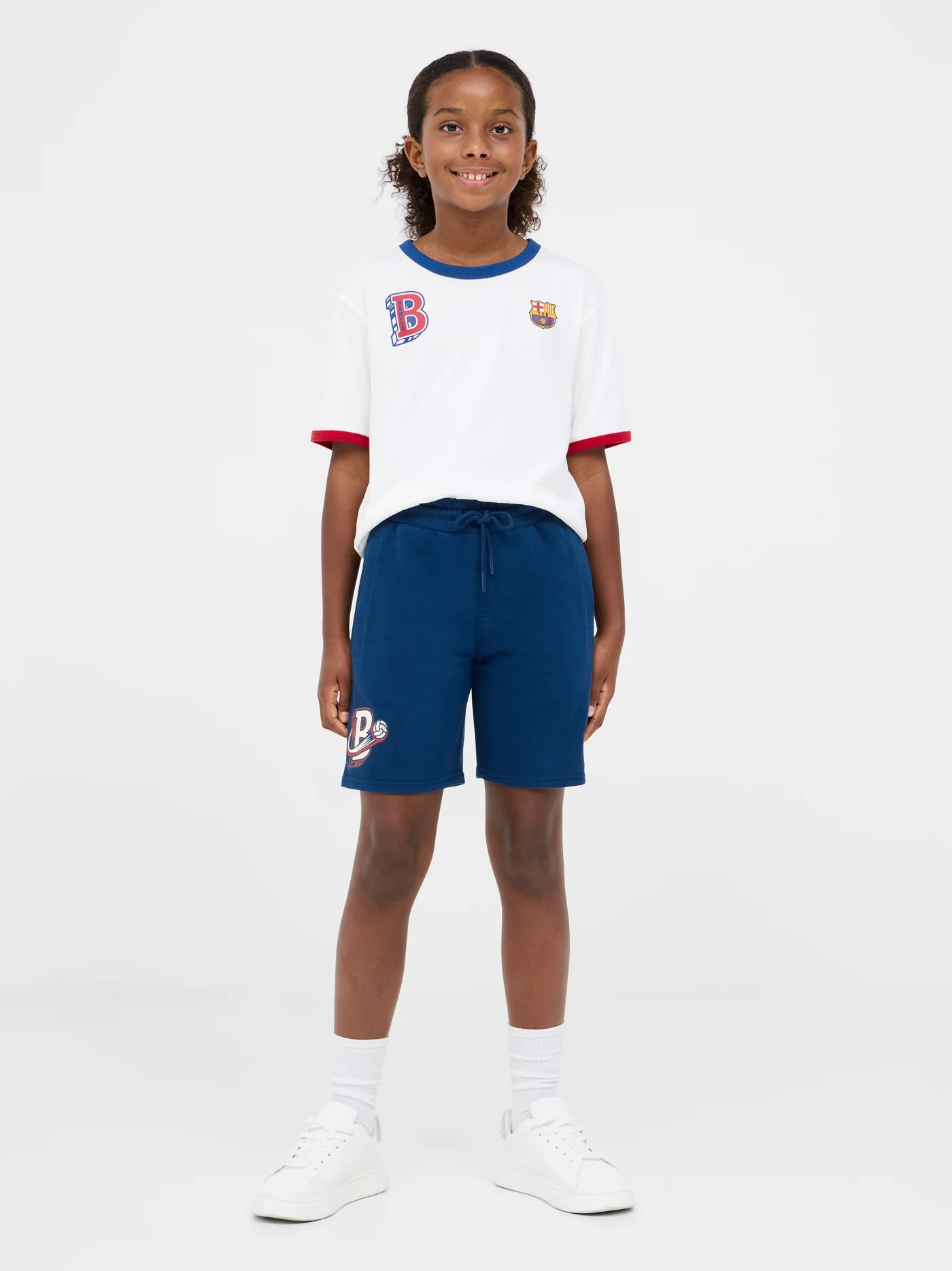 Blue short Barça - Junior - Image 4