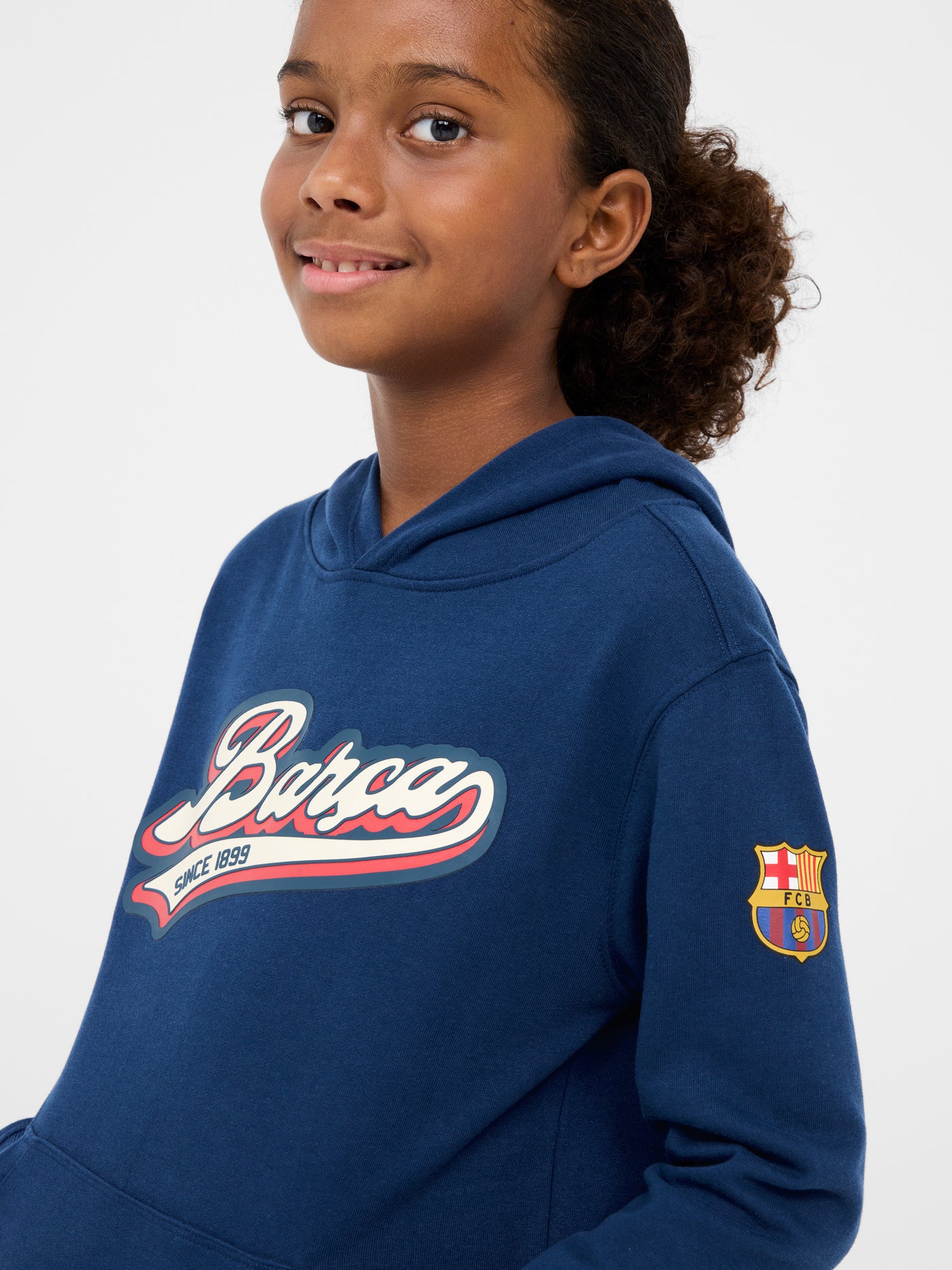 Hoodie blue Barça - Junior - Image 2