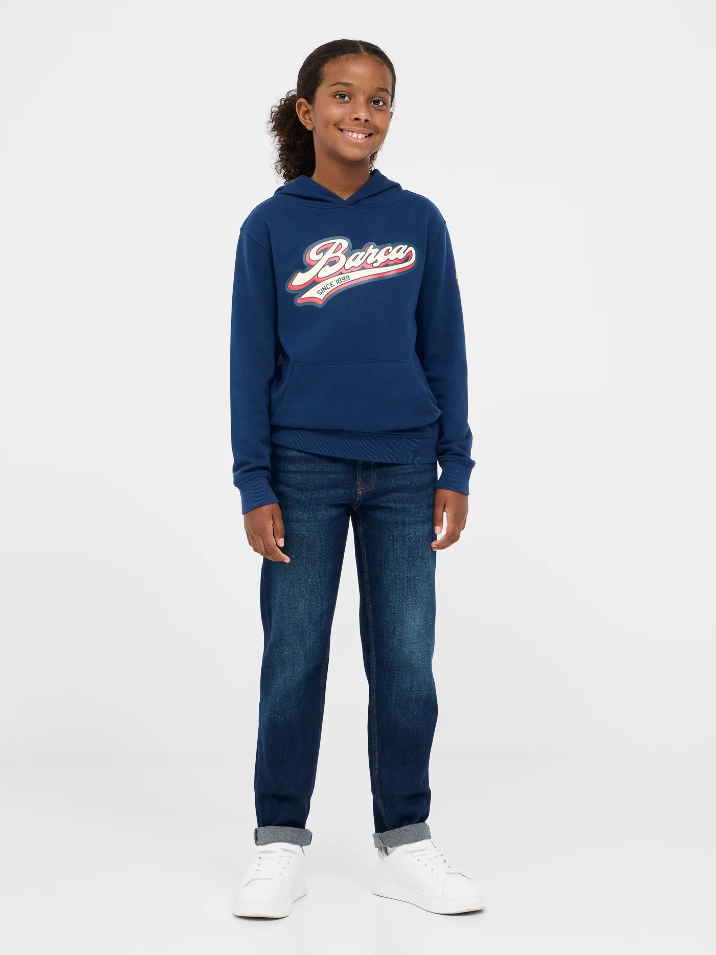 Hoodie blue Barça - Junior - Image 3