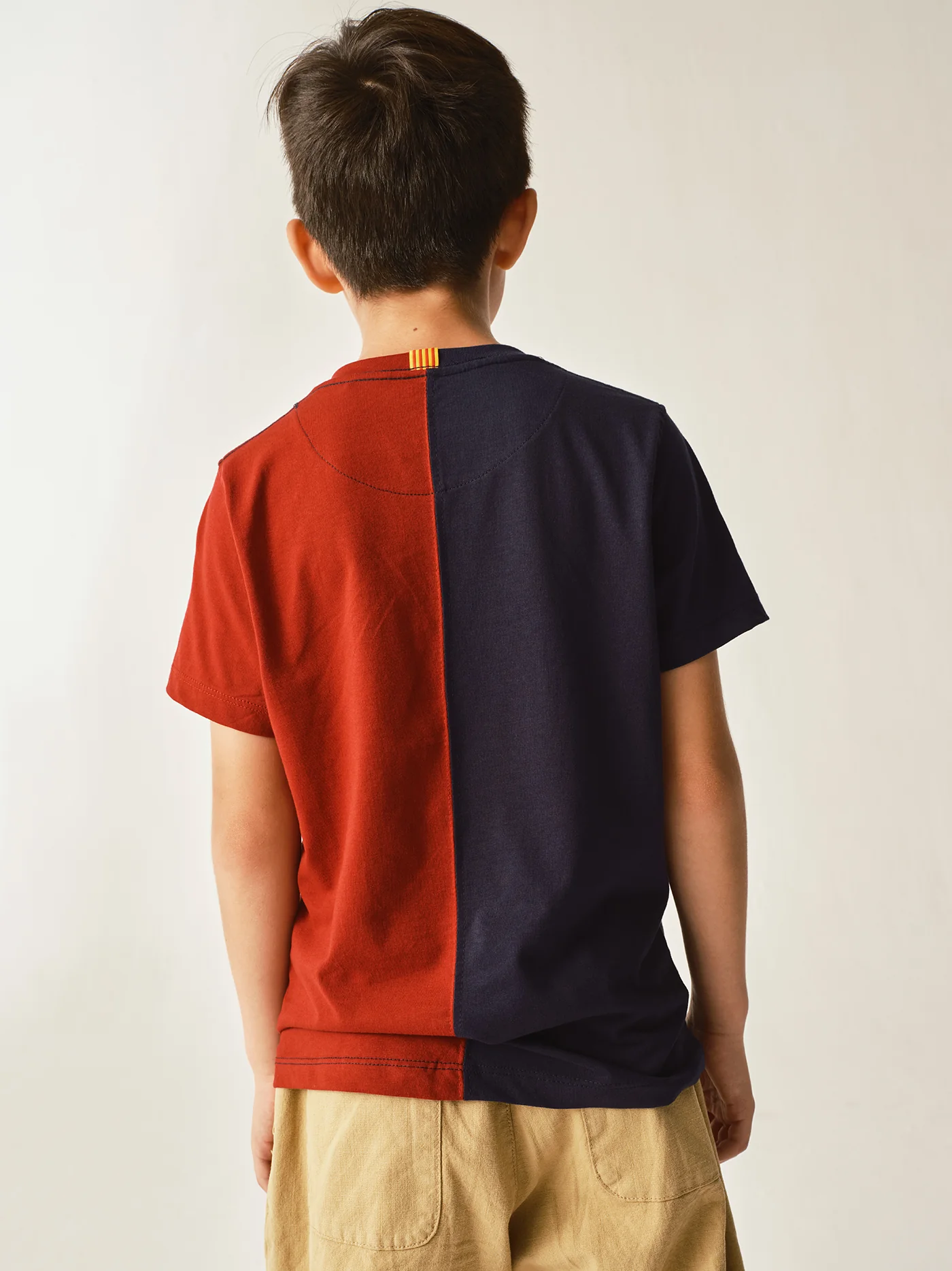 Bicolor tee Barça crest - Junior - Image 2