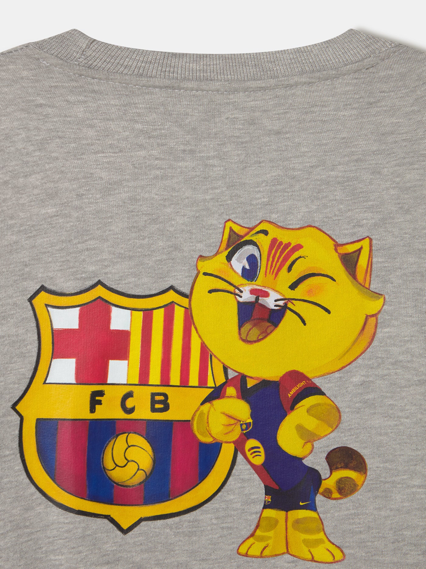 Sweatshirt CAT CULER grey FC Barcelona - Junior - Image 5