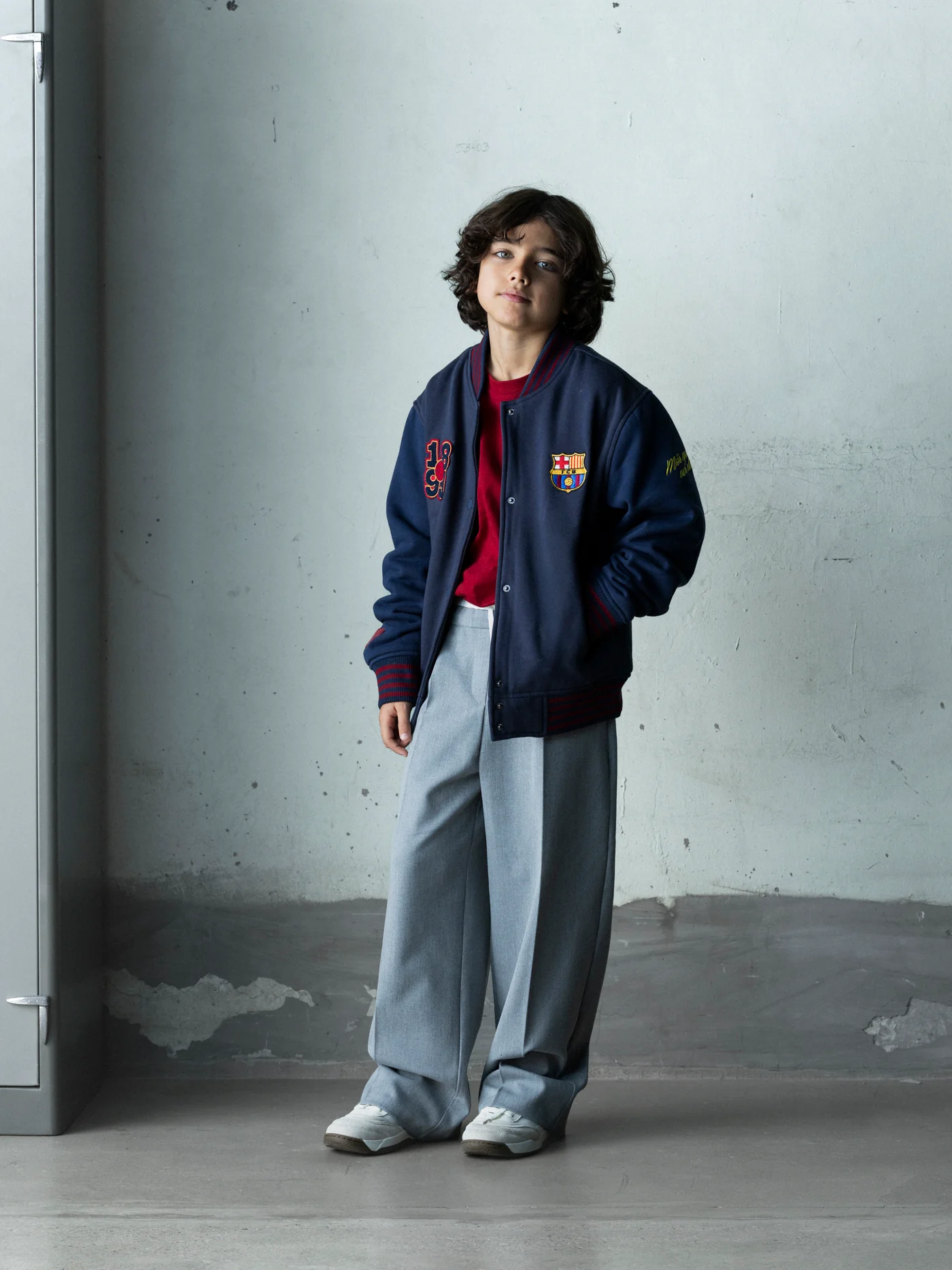 Kids Bomber Jacket Core FC Barcelona - Image 3