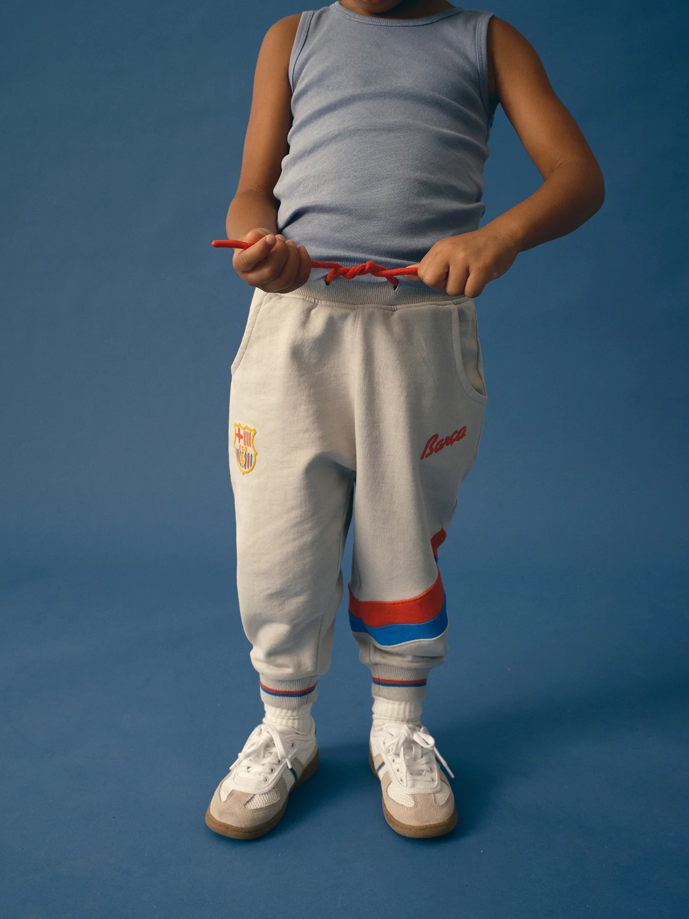 Pant Grey Crest Barça - Kids - Image 2