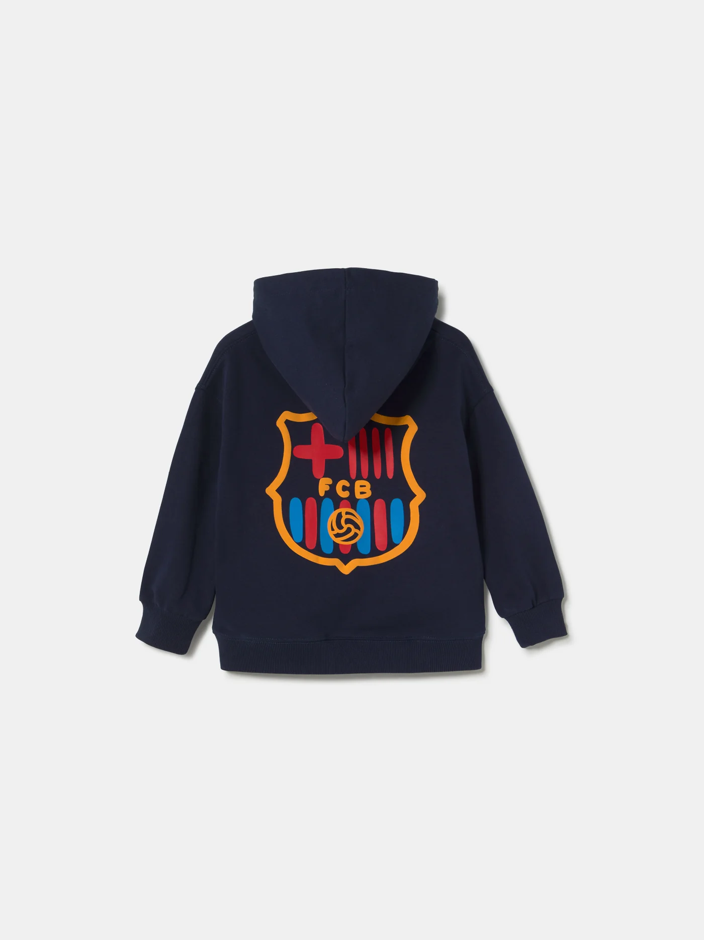 Hoodie Navy Crest Barça - Kids - Image 4