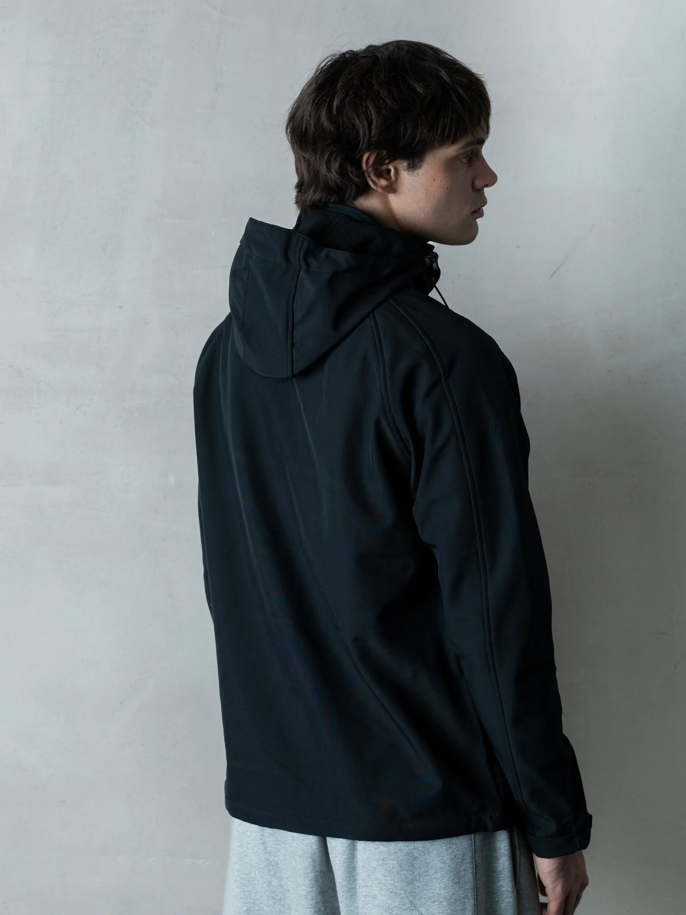 FC Barcelona Hooded black softshell jacket - Image 2