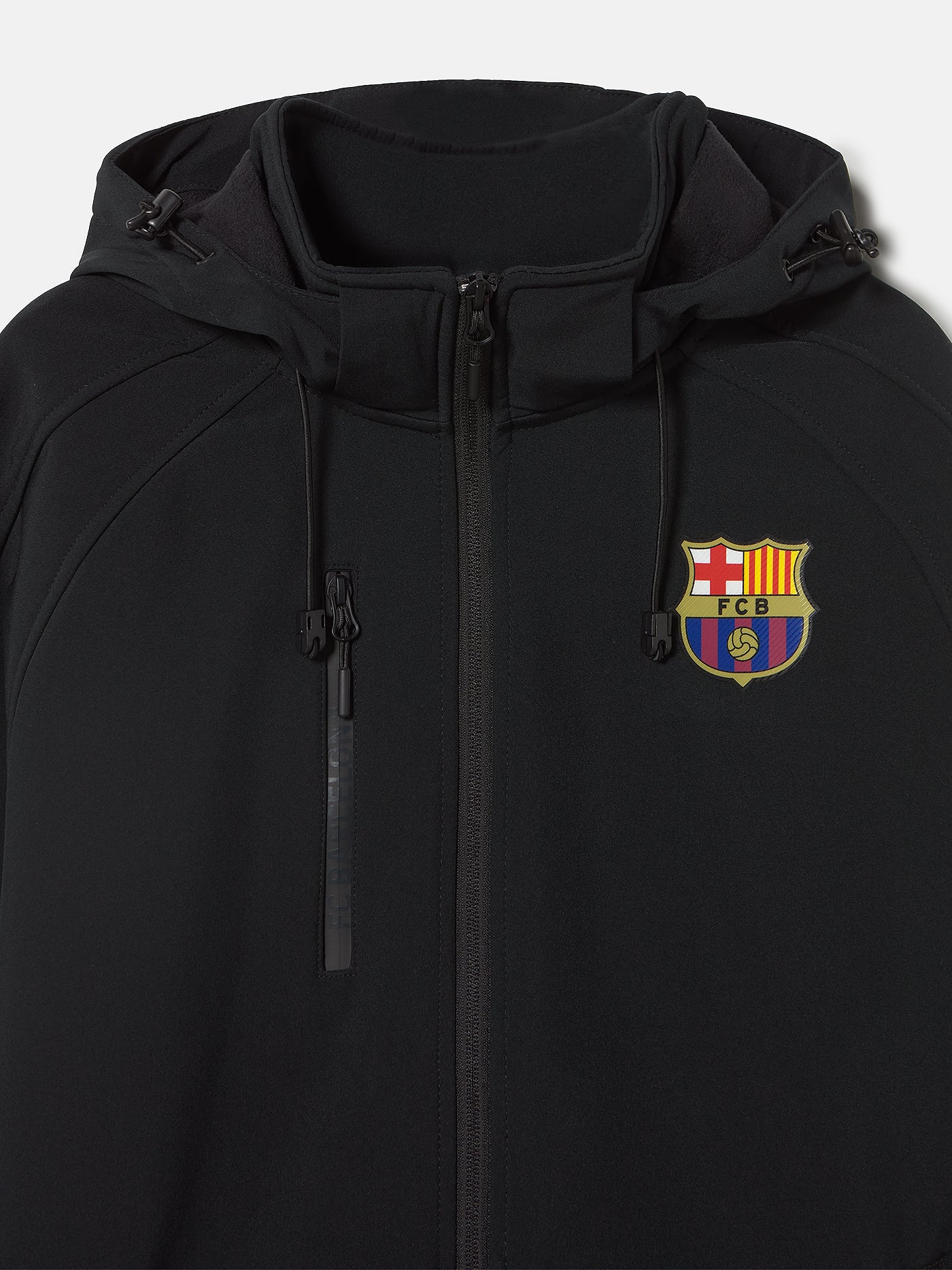 FC Barcelona Hooded black softshell jacket - Image 5