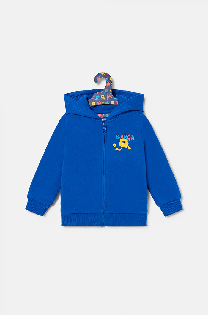 Barça animated shield zip-up hoodie - Baby - Image 3