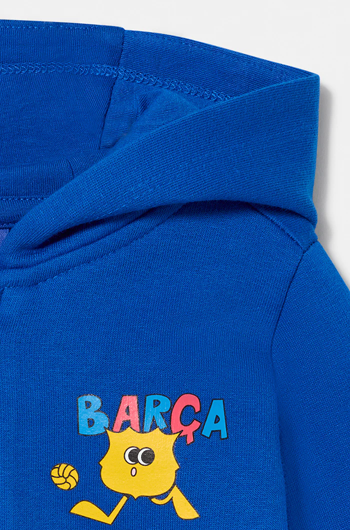 Barça animated shield zip-up hoodie - Baby - Image 4