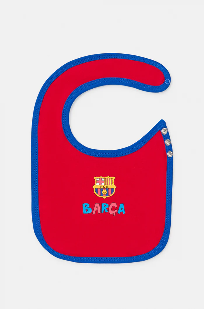 Set of two motifs Barça cotton bibs – Baby - Image 4