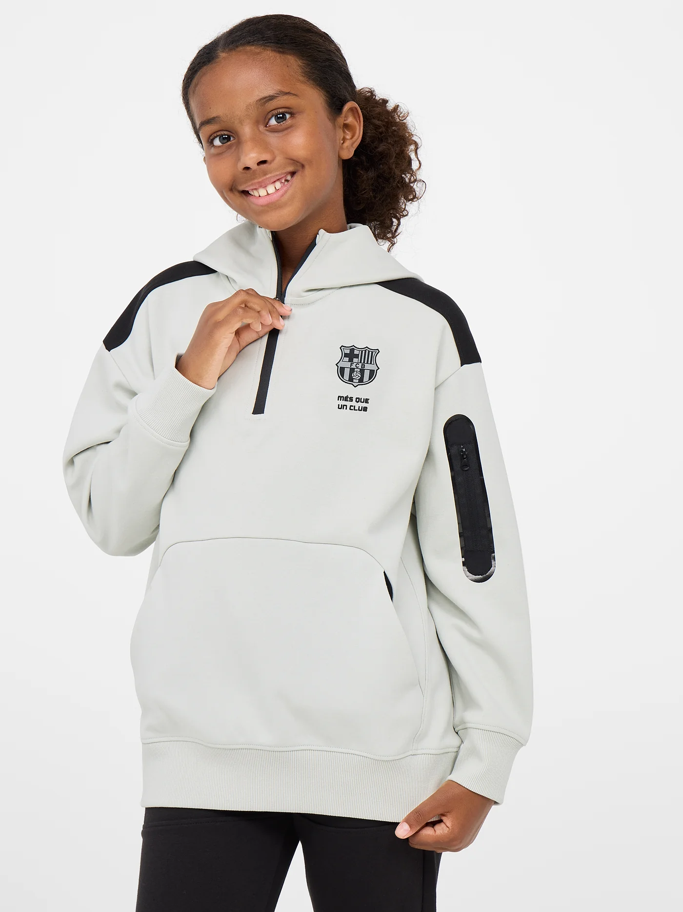 Barça zip-up sweatshirt - Junior - Image 4
