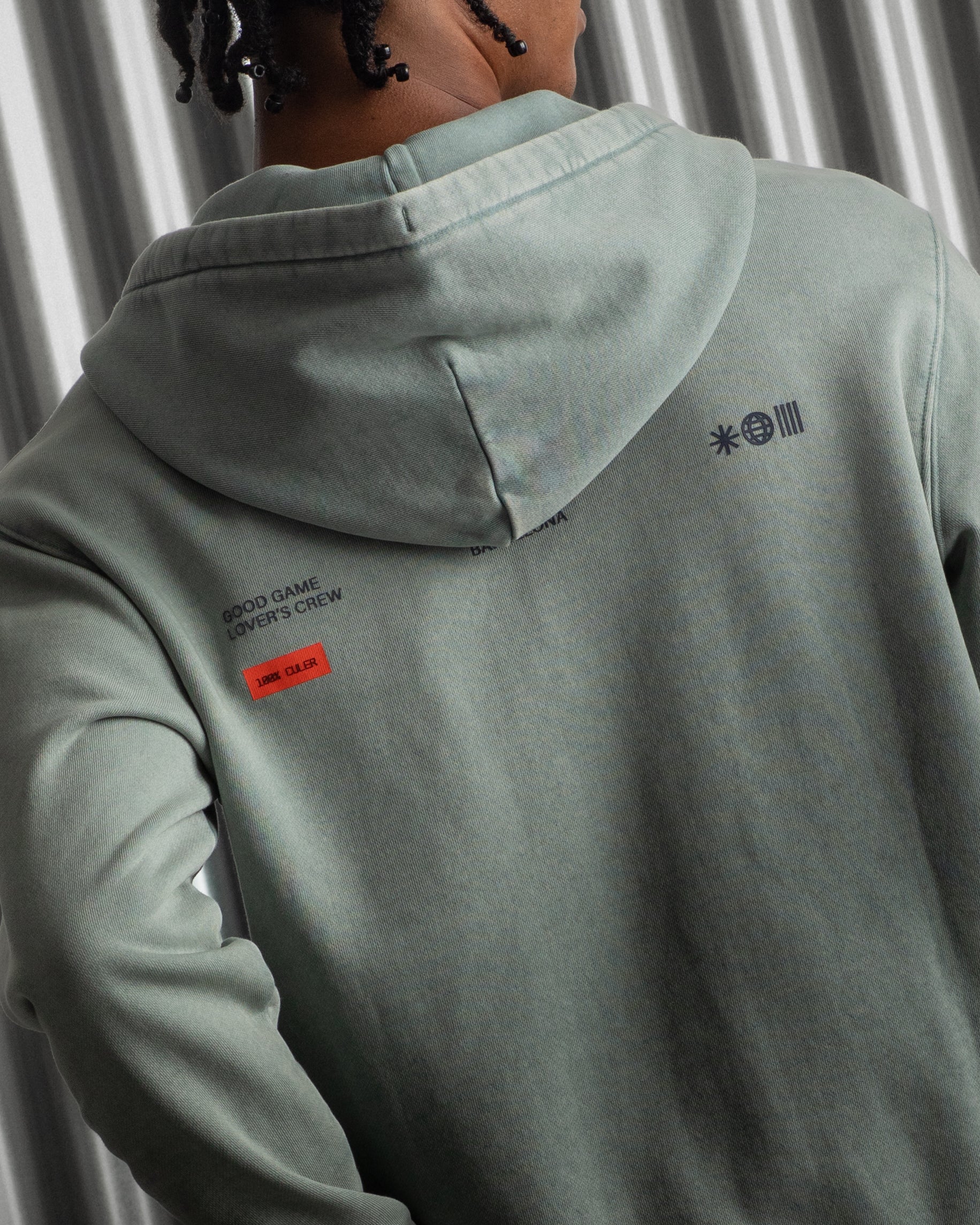 Hoodie Zip Green Barça Essentials - Image 6