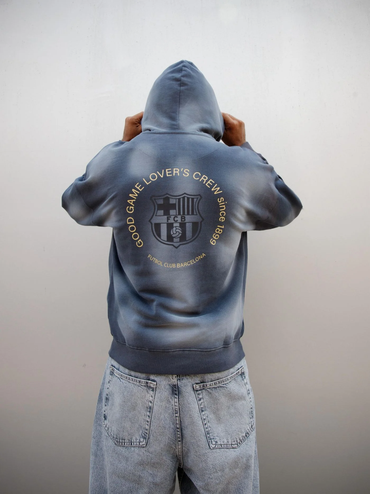 Hoodie Navy Barça Essentials - Image 2