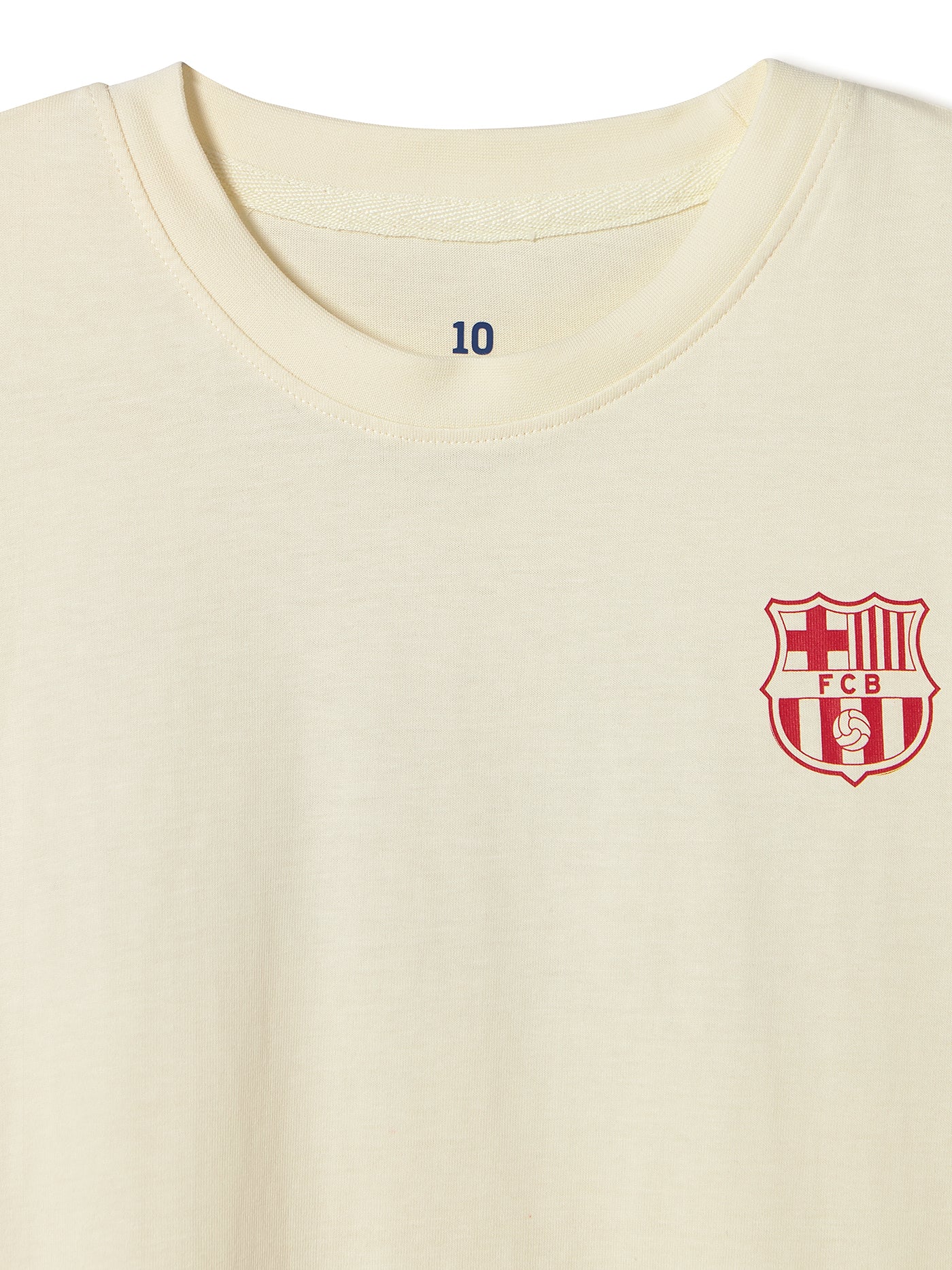 Ecru tee FC Barcelona - Junior - Image 6