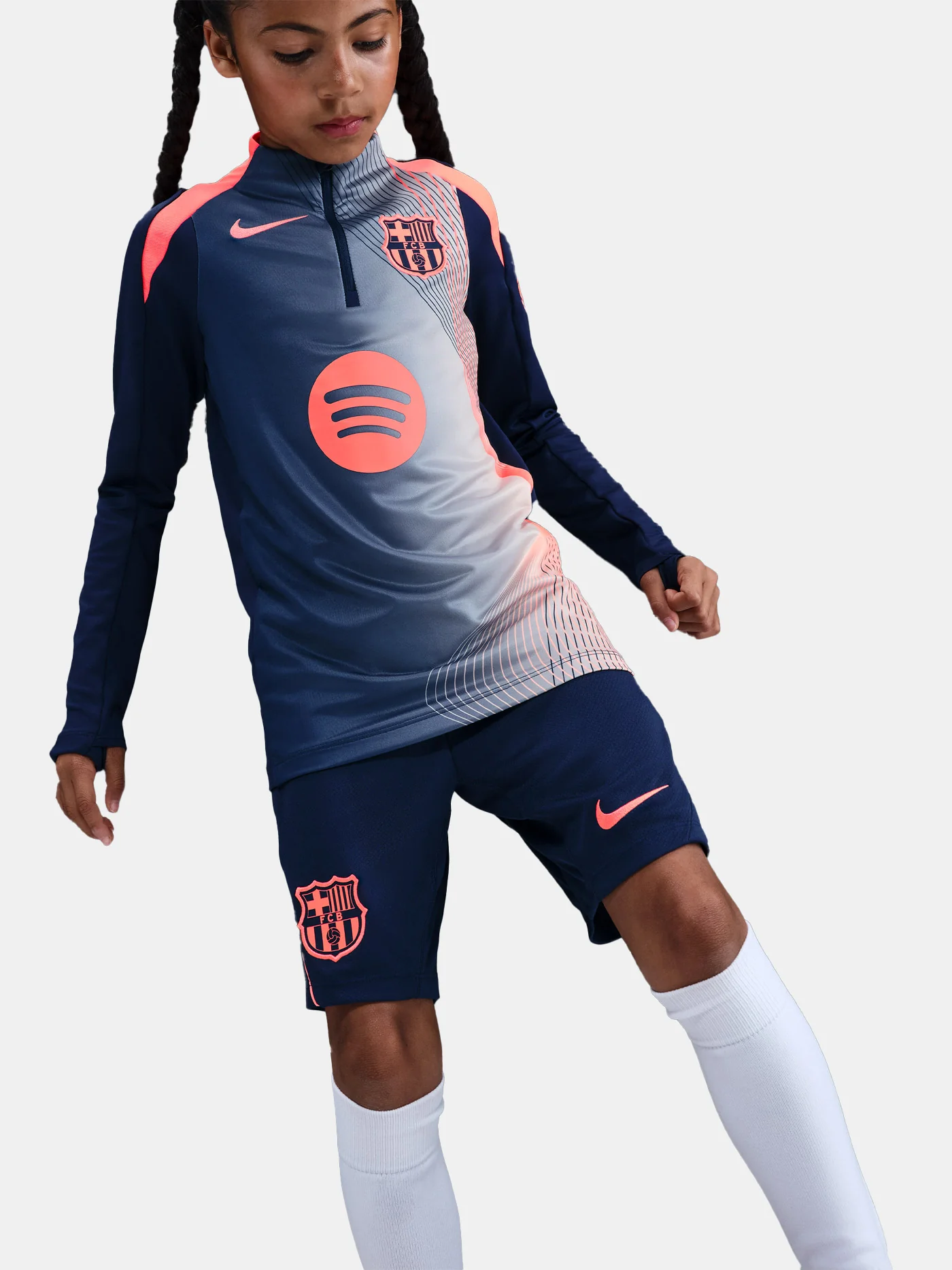 Pre-Match sweatshirt FC Barcelona T90 third T90 25/26 - Junior - Image 5