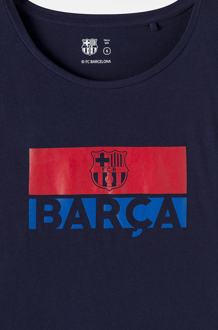 FC Barcelona shirt with team crest and logo – Marine blue - Image 3