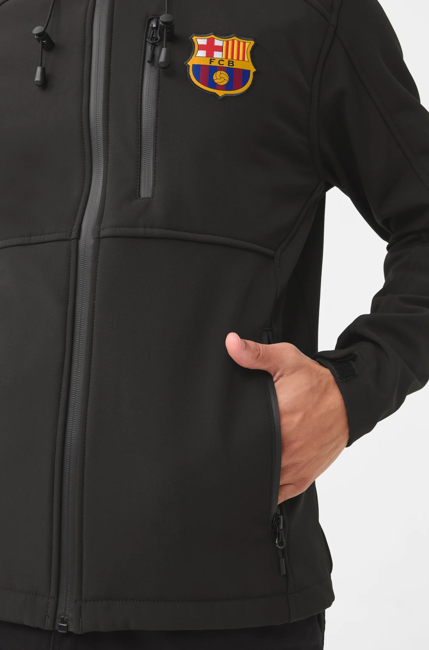 FC Barcelona Softshell black Jacket - Image 6