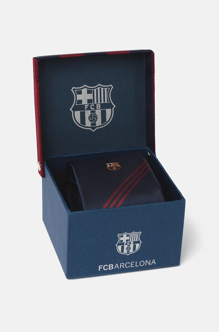 FC Barcelona tie with red stripes - Image 2