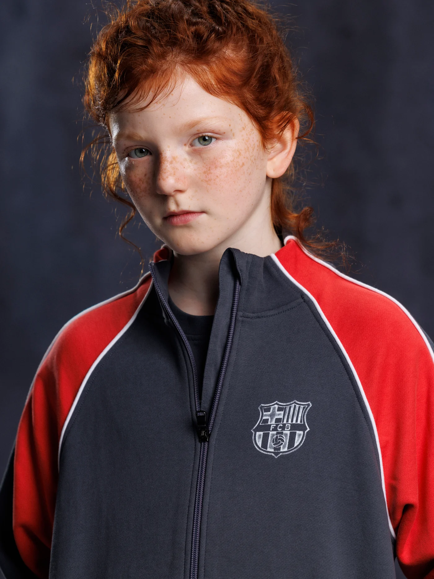 Fleece Zip Black Aftermatch Barça - Image 3