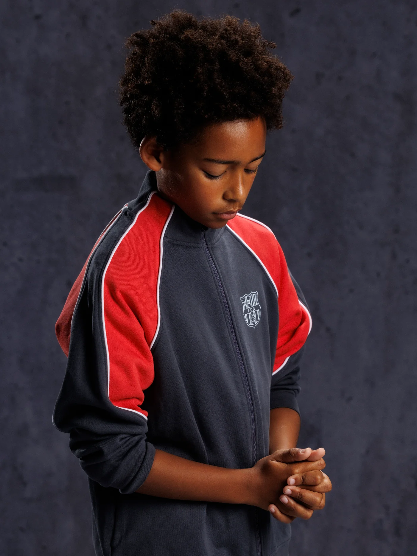 Fleece Zip Black Aftermatch Barça - Image 4