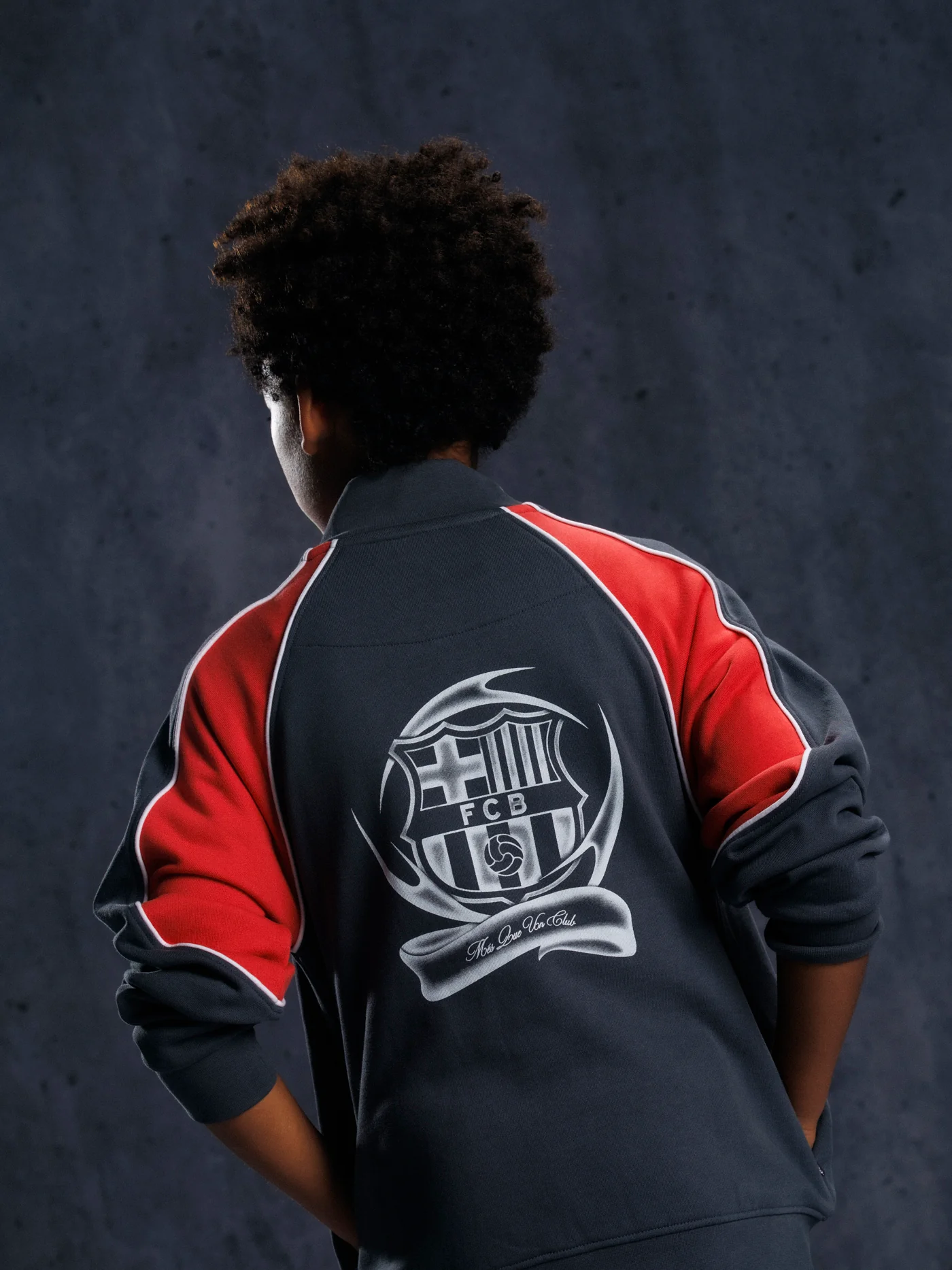 Fleece Zip Black Aftermatch Barça - Image 6