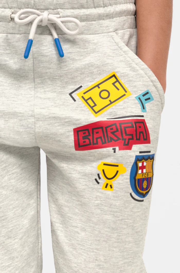 Grey Pants Barça - Junior - Image 3
