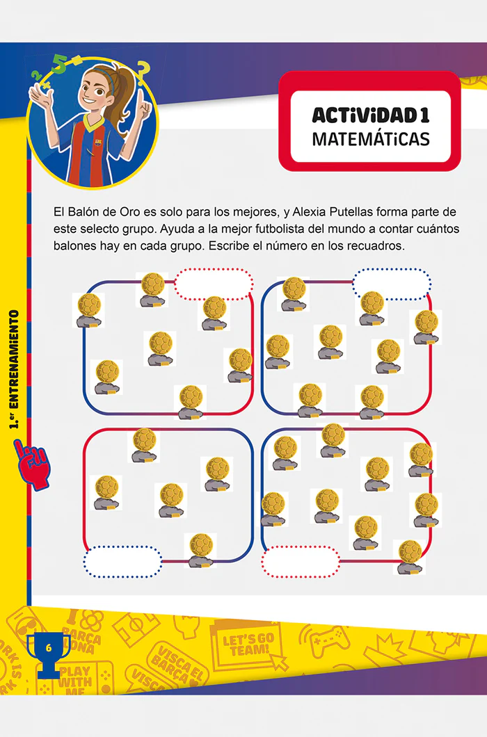 Holiday notebook 1st grade Barça - Spanish - Image 2