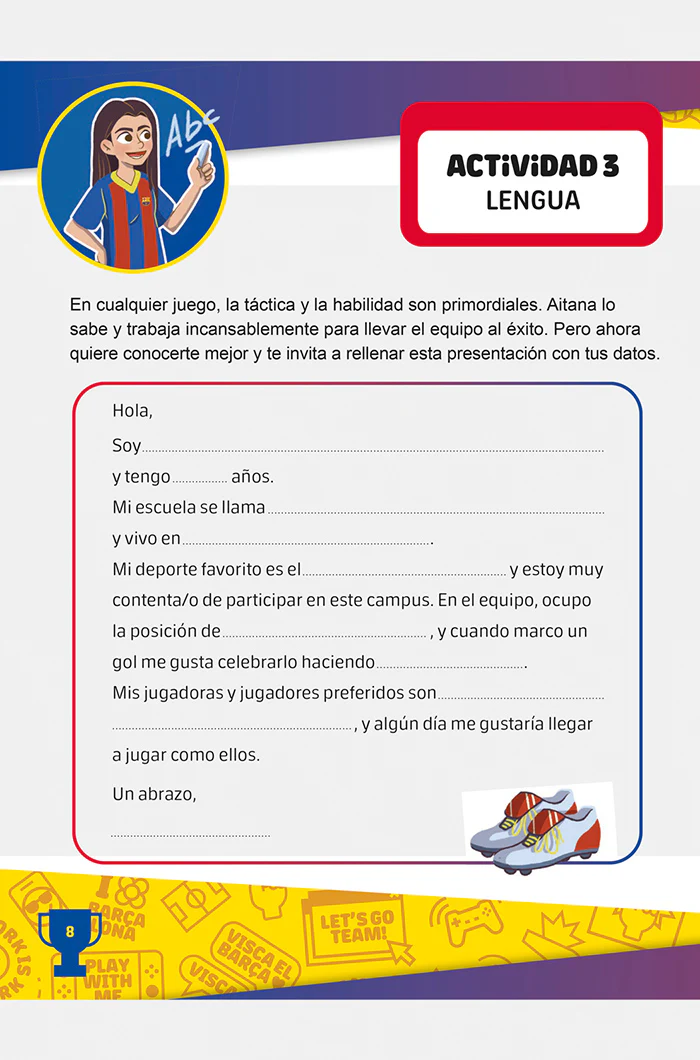 Holiday notebook 1st grade Barça - Spanish - Image 4
