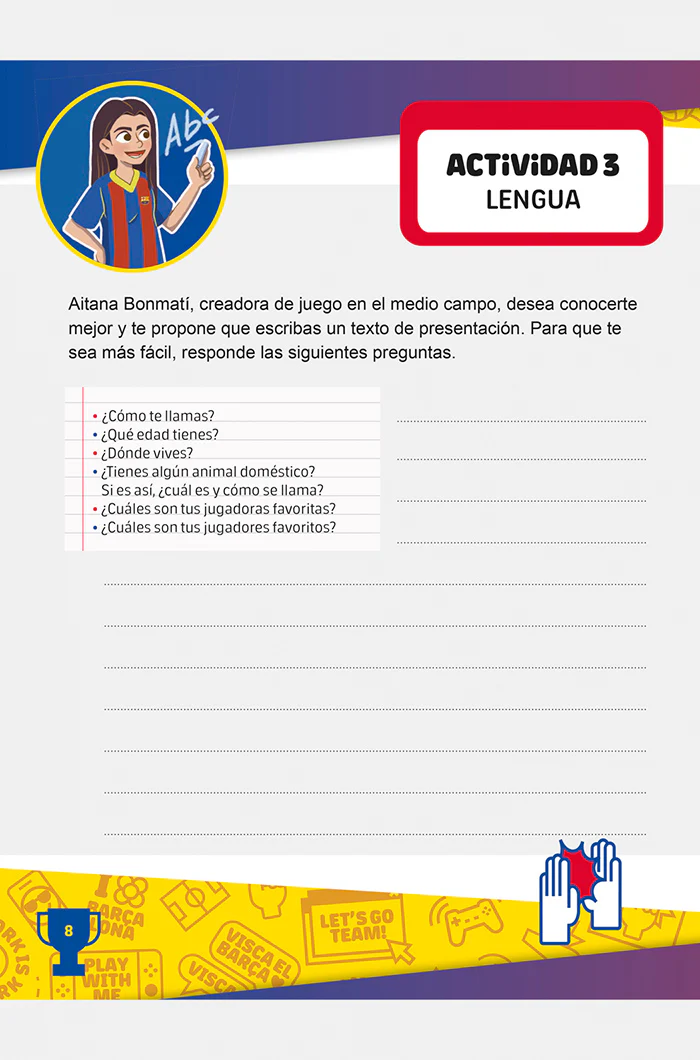 Holiday notebook 2nd grade Barça - Spanish - Image 4