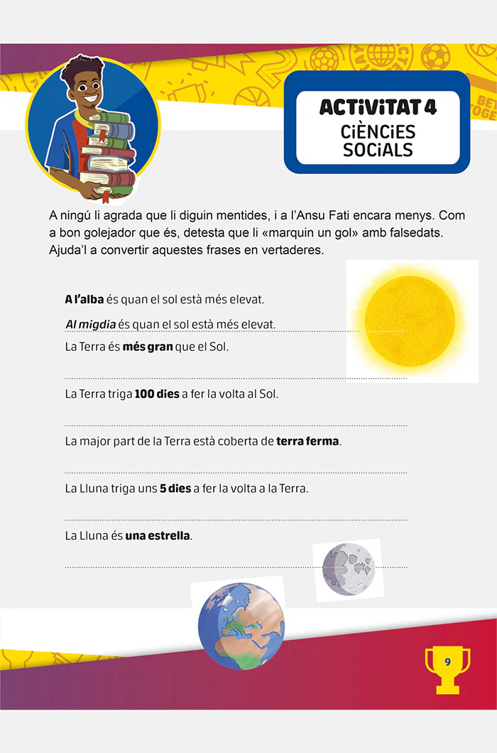 Holiday notebook 3rd grade Barça - Catalan - Image 5
