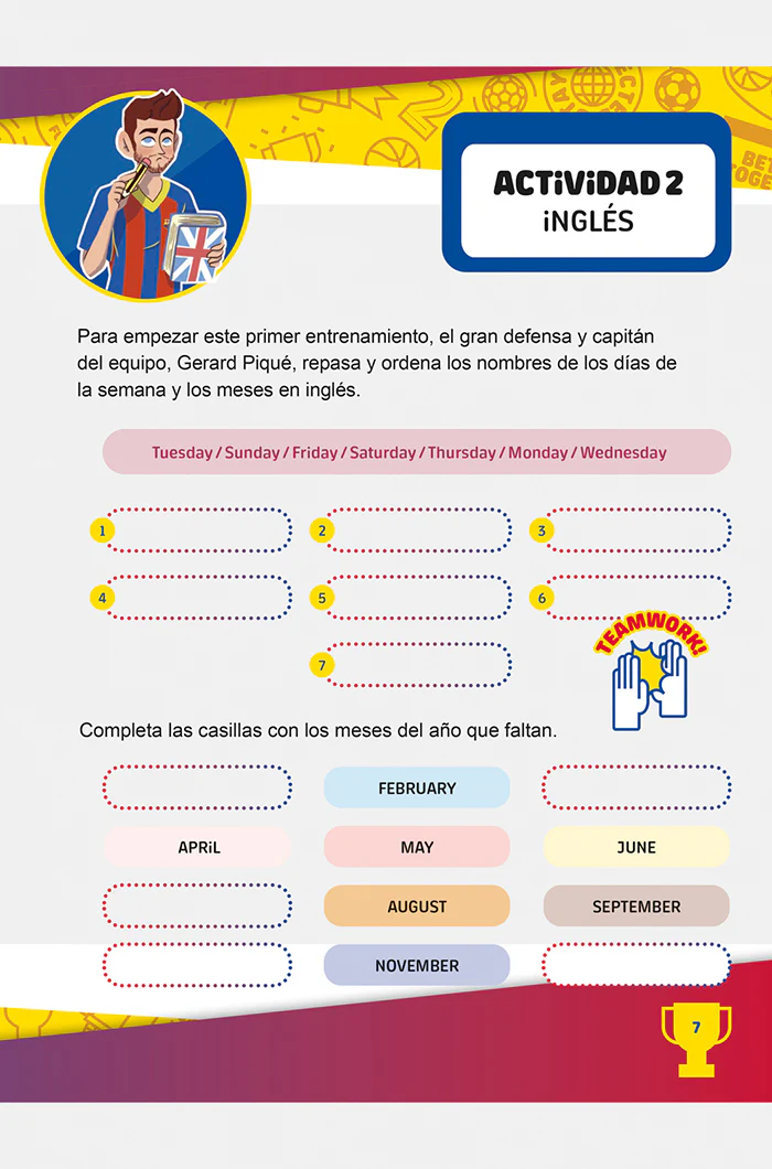 Holiday notebook 3rd grade Barça - Spanish - Image 3