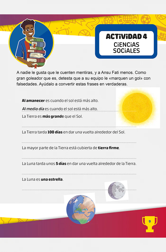 Holiday notebook 3rd grade Barça - Spanish - Image 5