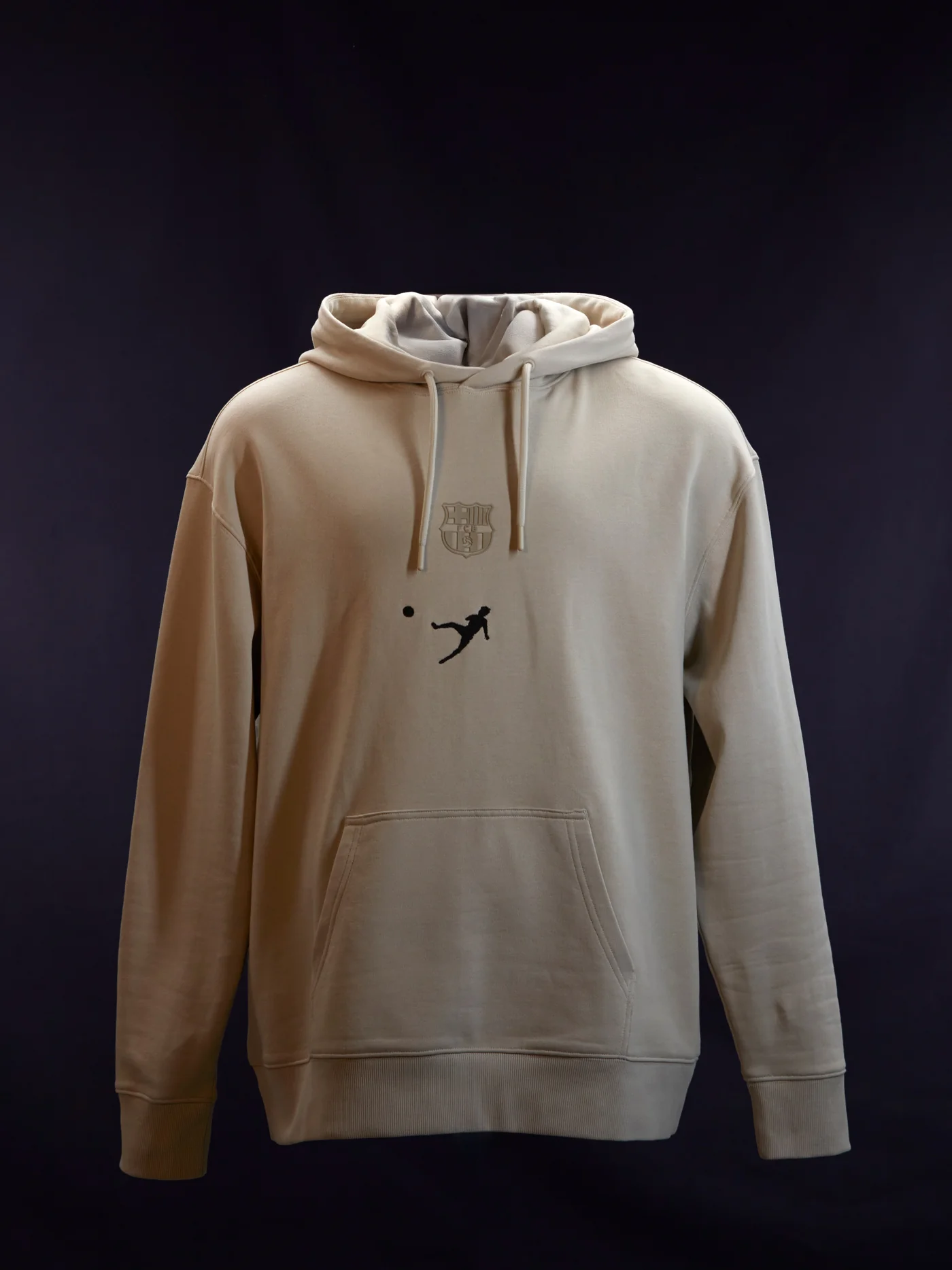 Hoodie 9 Beige Cruyff Barça - Image 3