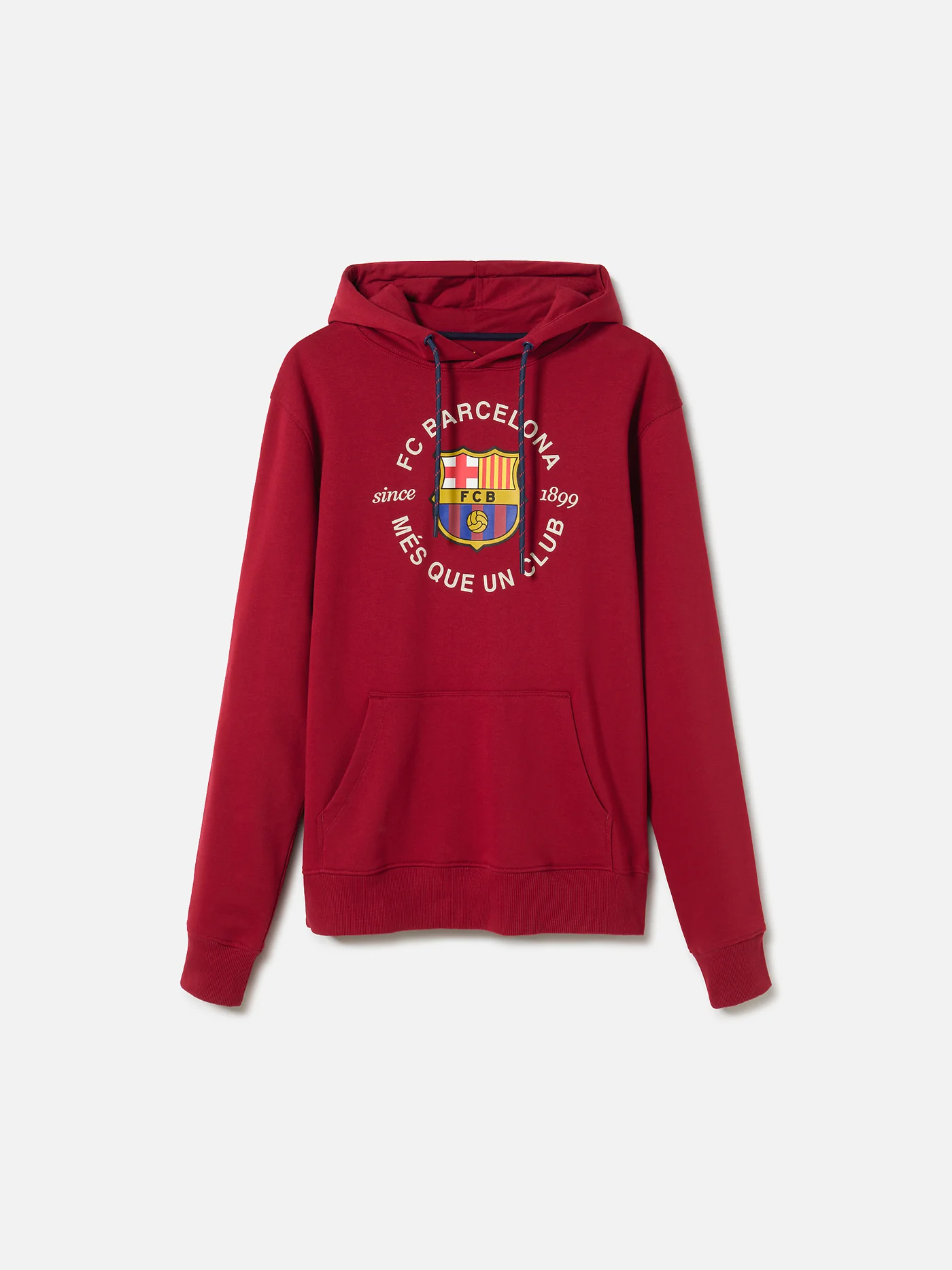 Red Hoodie with Barça Crest - Junior - Image 4