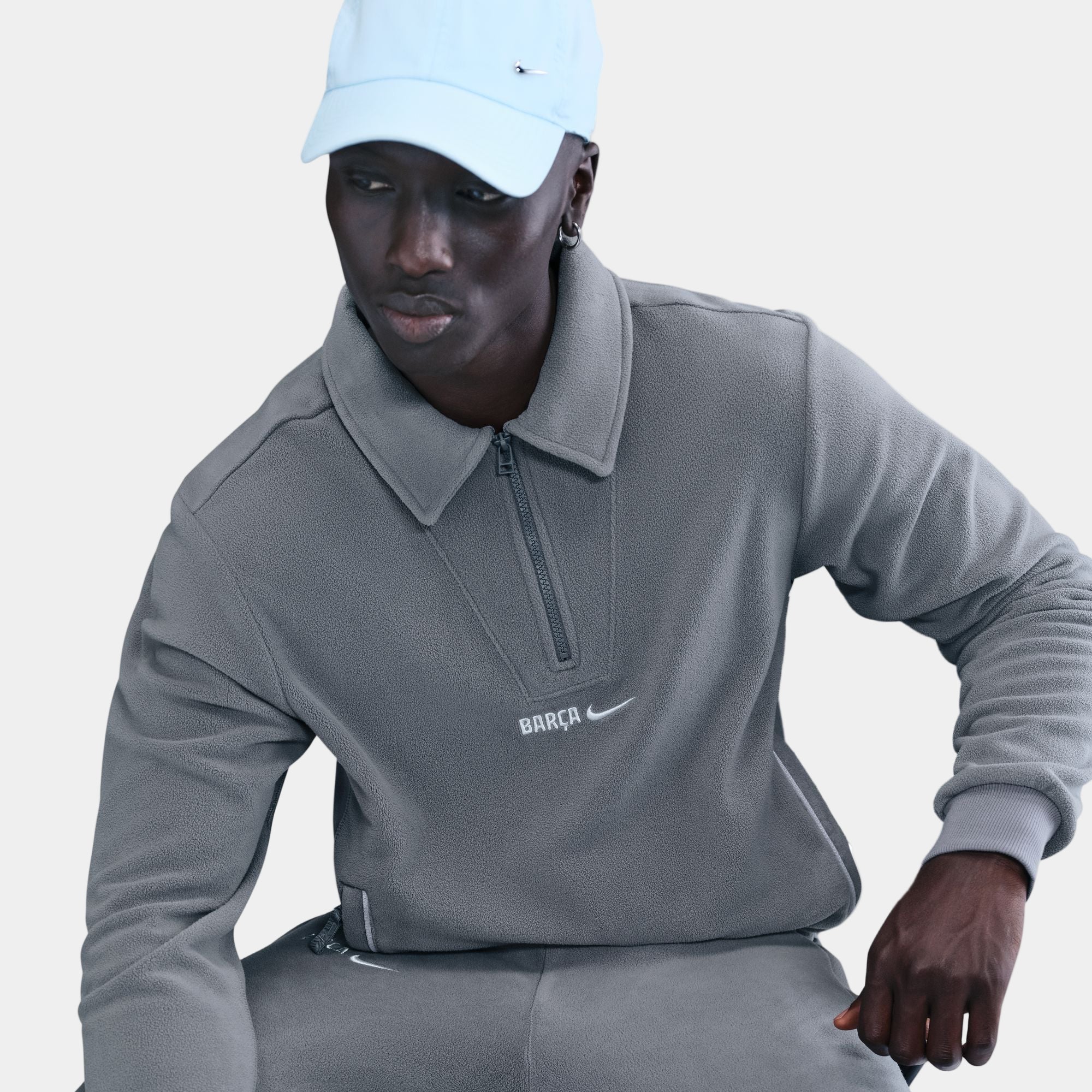 Hoodie half zip Barça Nike - Image 2