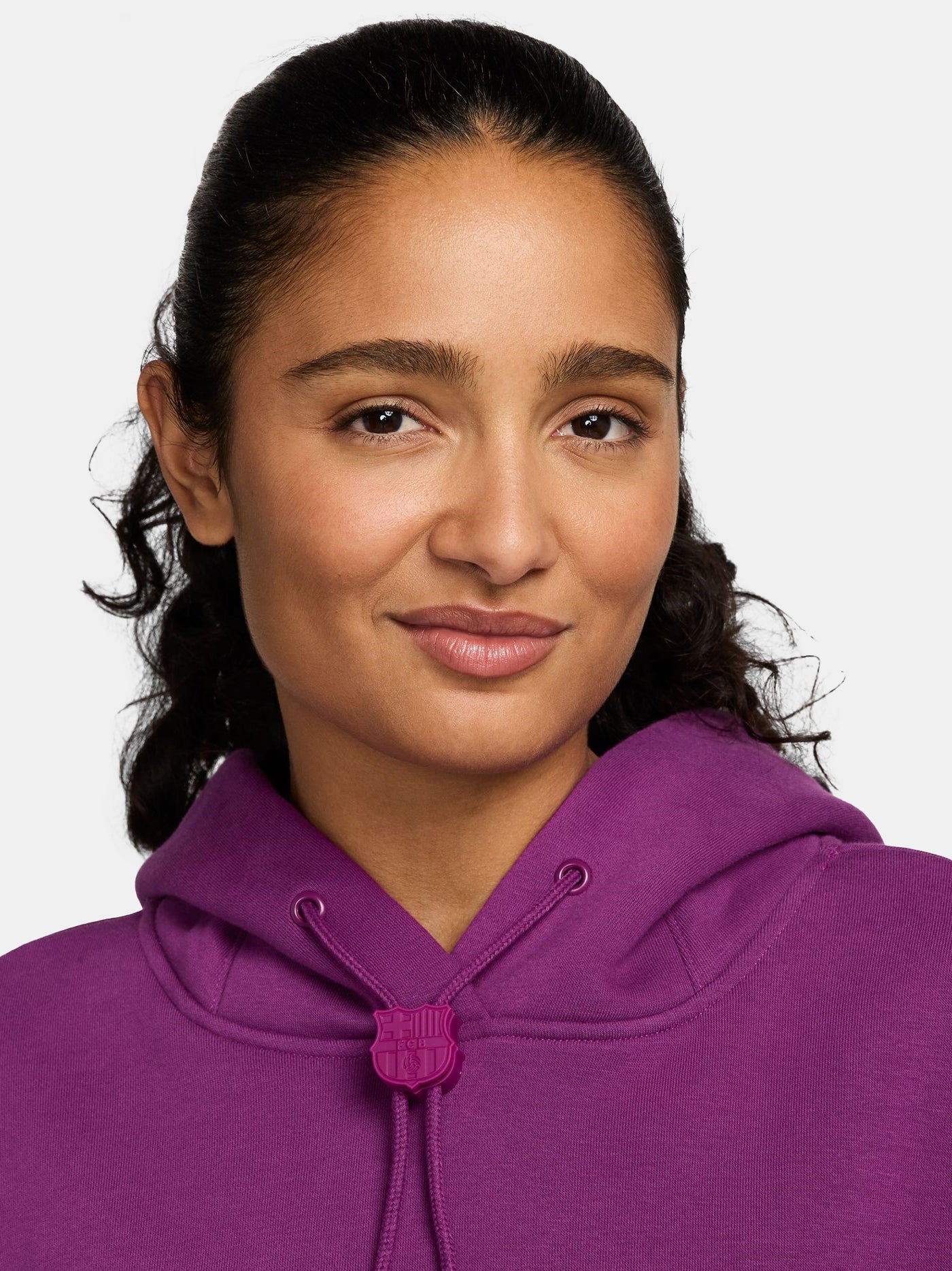 Hoodie purple Barça Nike - Women - Image 3