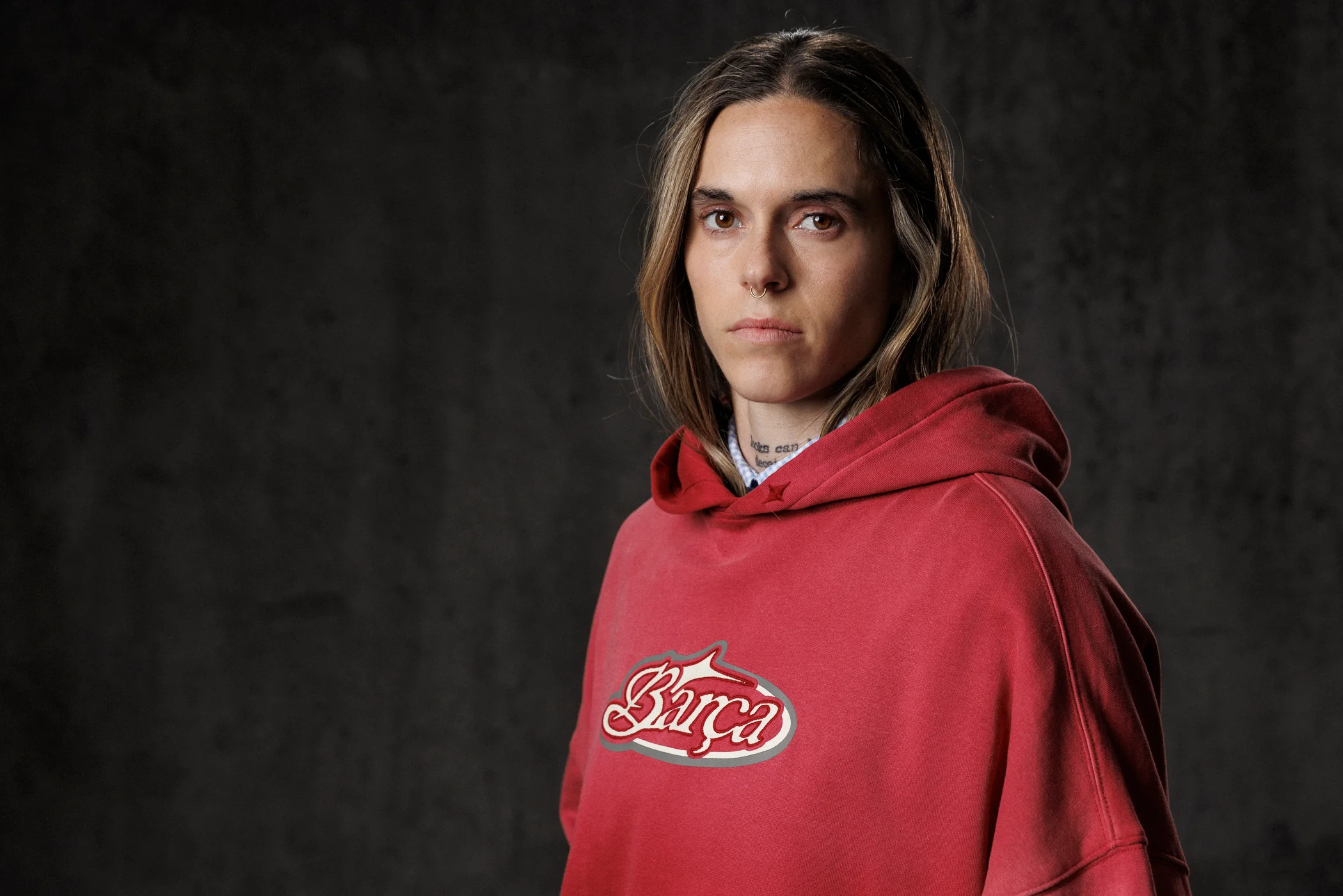 Hoodie Red Aftermatch Barça - Image 5