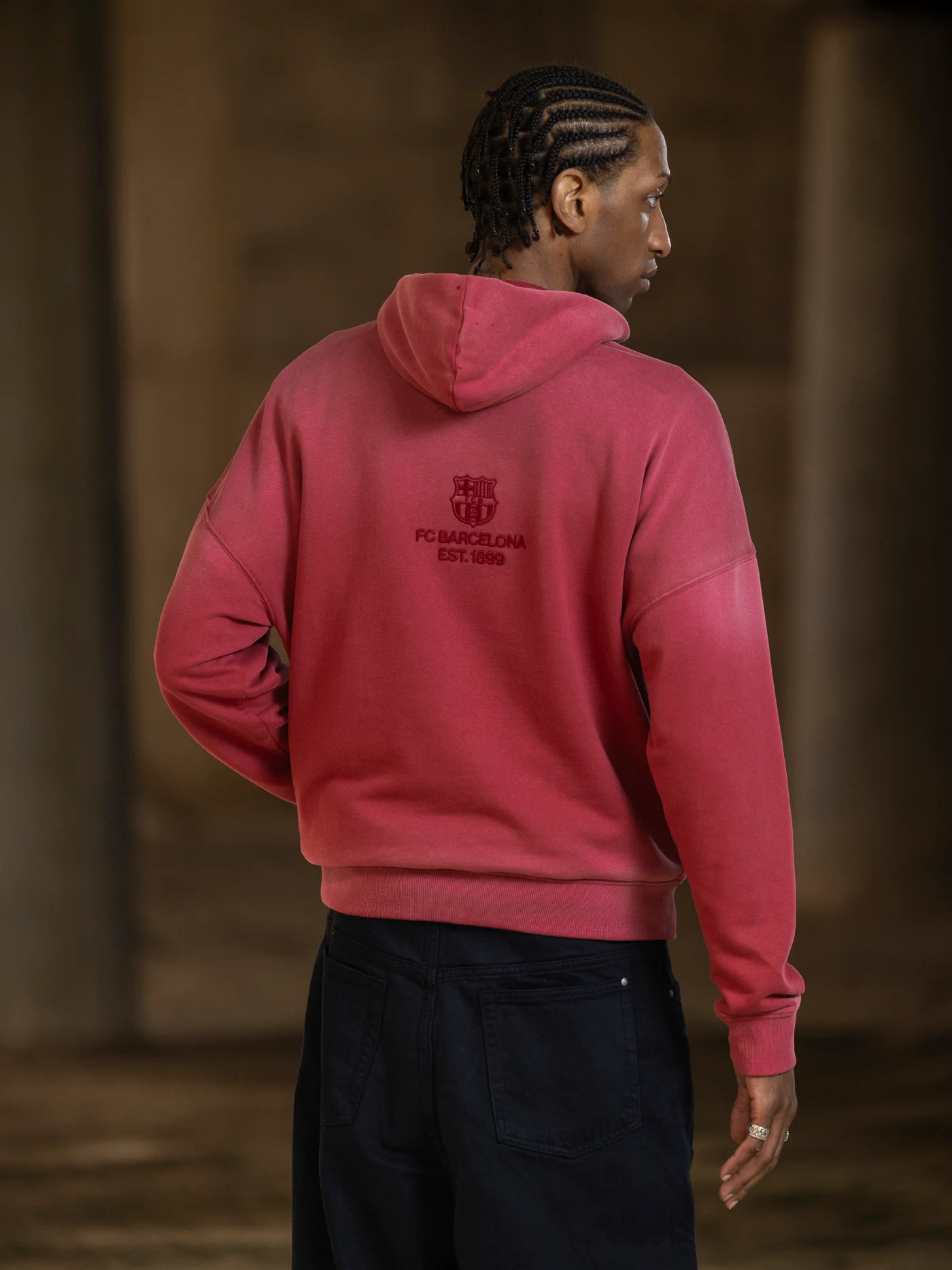 Hoodie Red Aftermatch Barça - Image 5