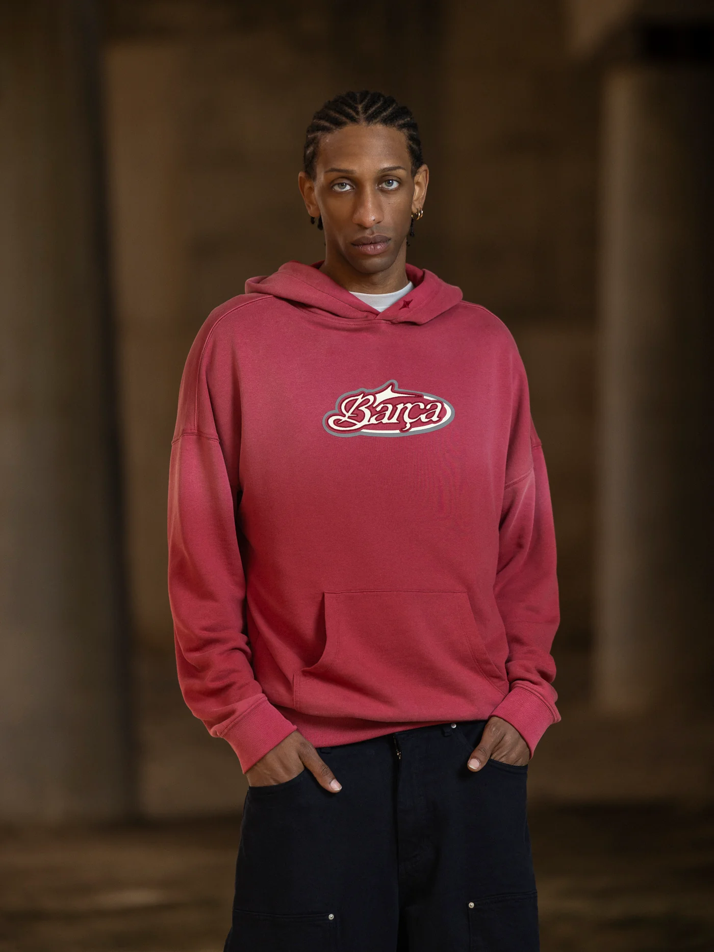 Hoodie Red Aftermatch Barça - Image 6