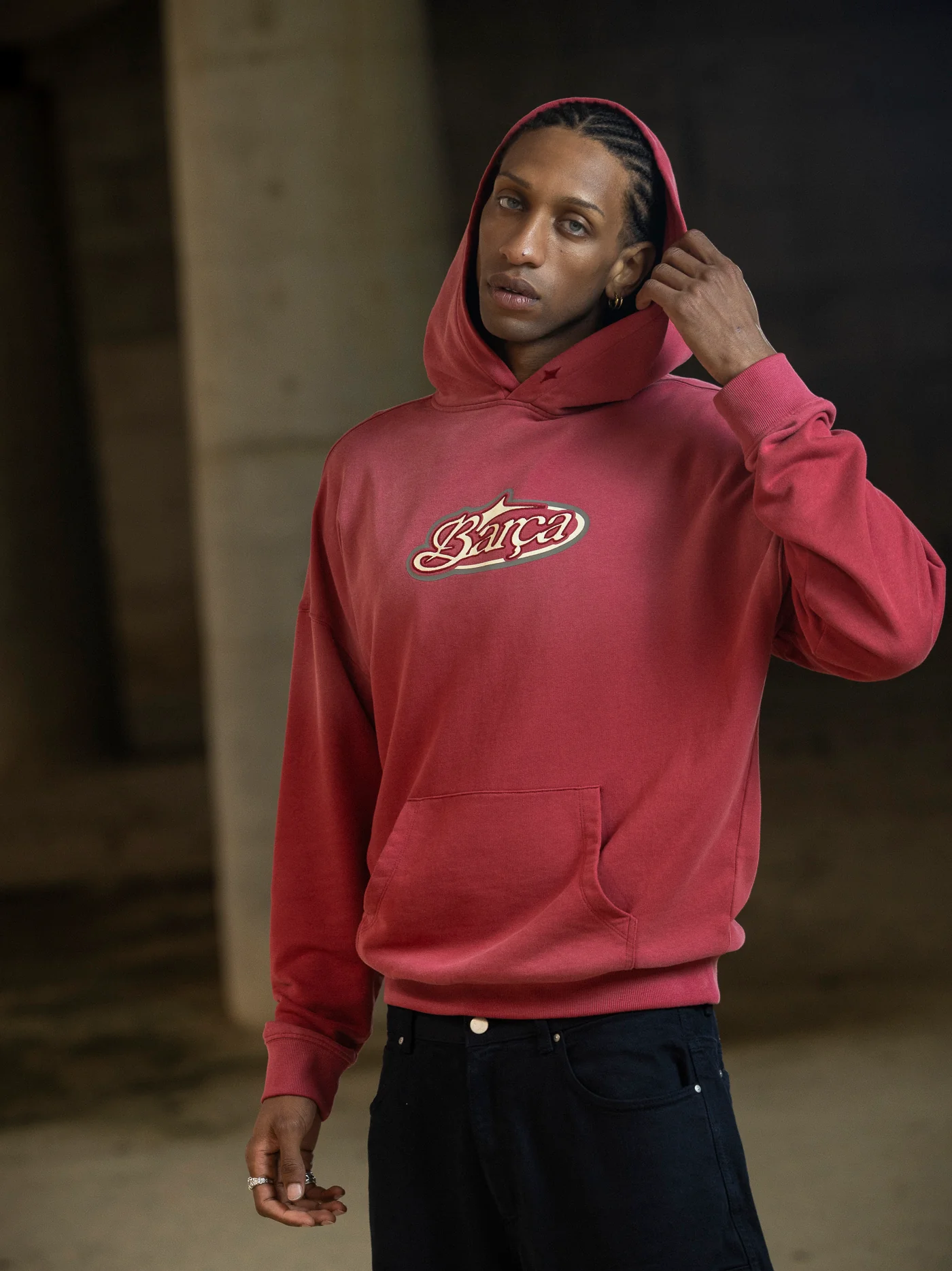 Hoodie Red Aftermatch Barça - Image 7