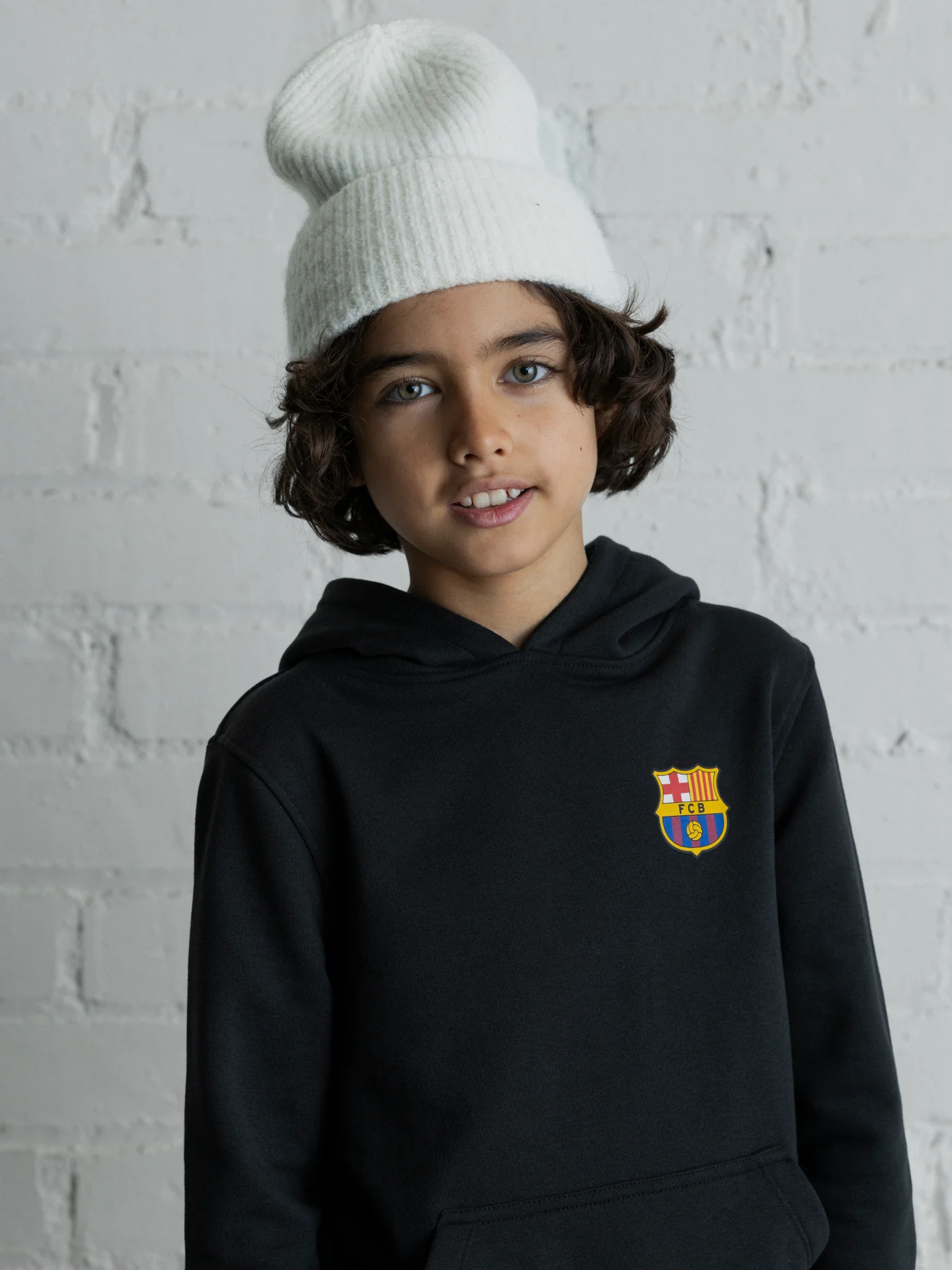 Hoodie black trencadis Barça - Junior - Image 3